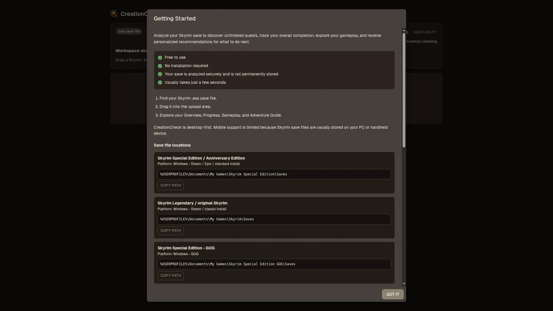 Creationcheck.com