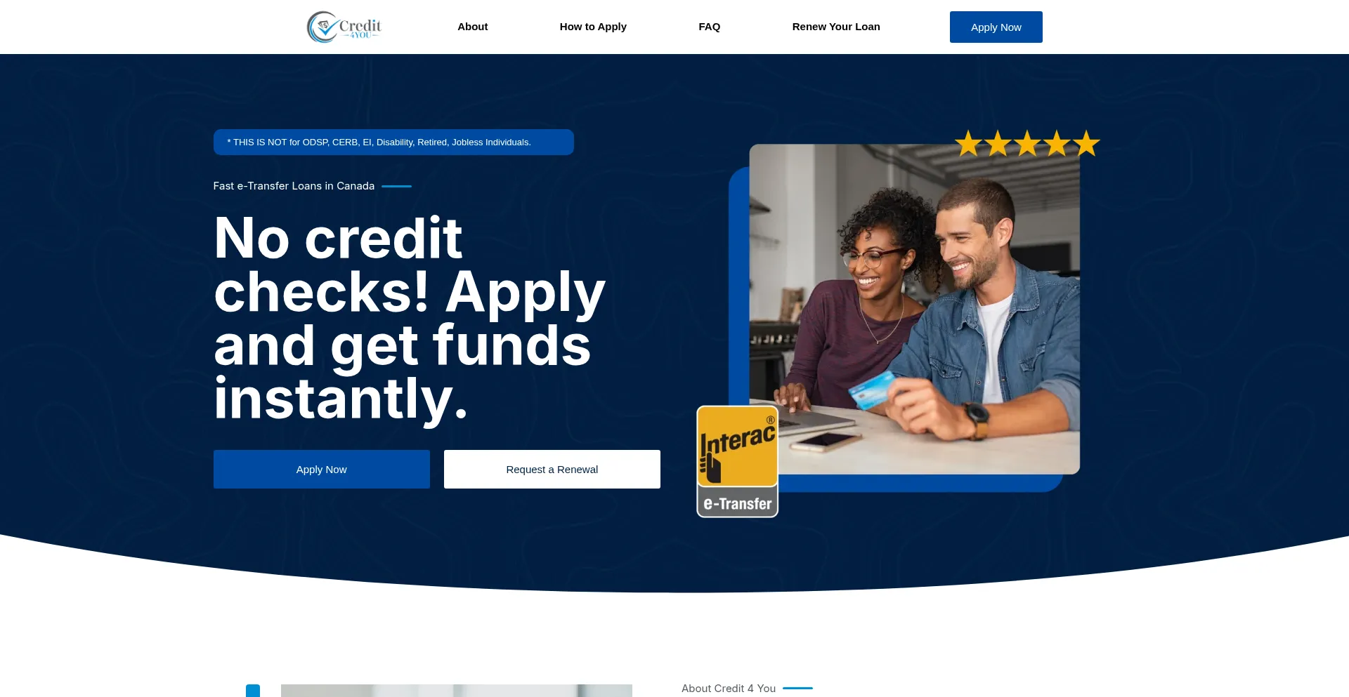 Credit4you.ca Screenshot