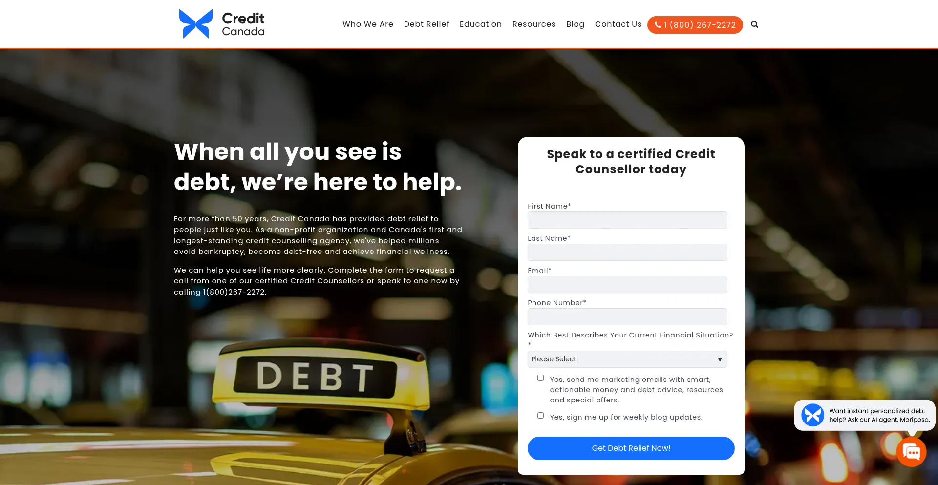 Creditcanada.com Screenshot