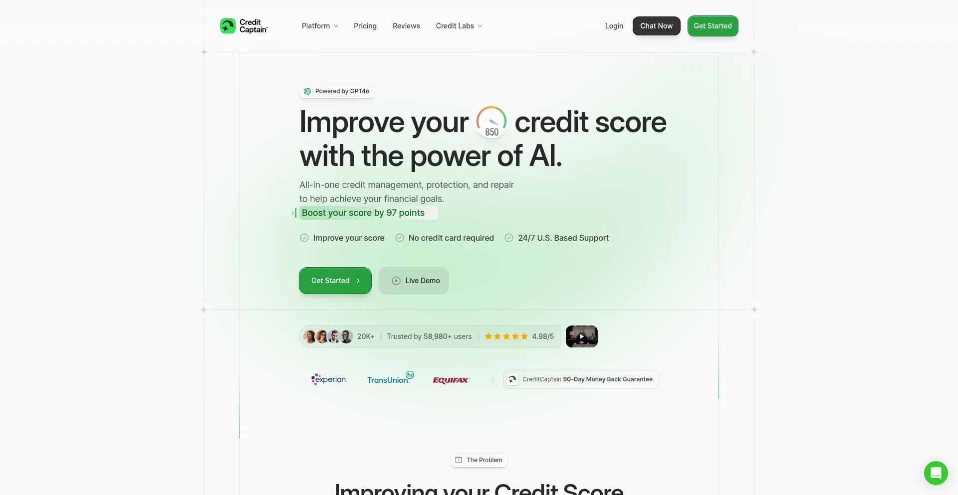Creditcaptain.com Screenshot