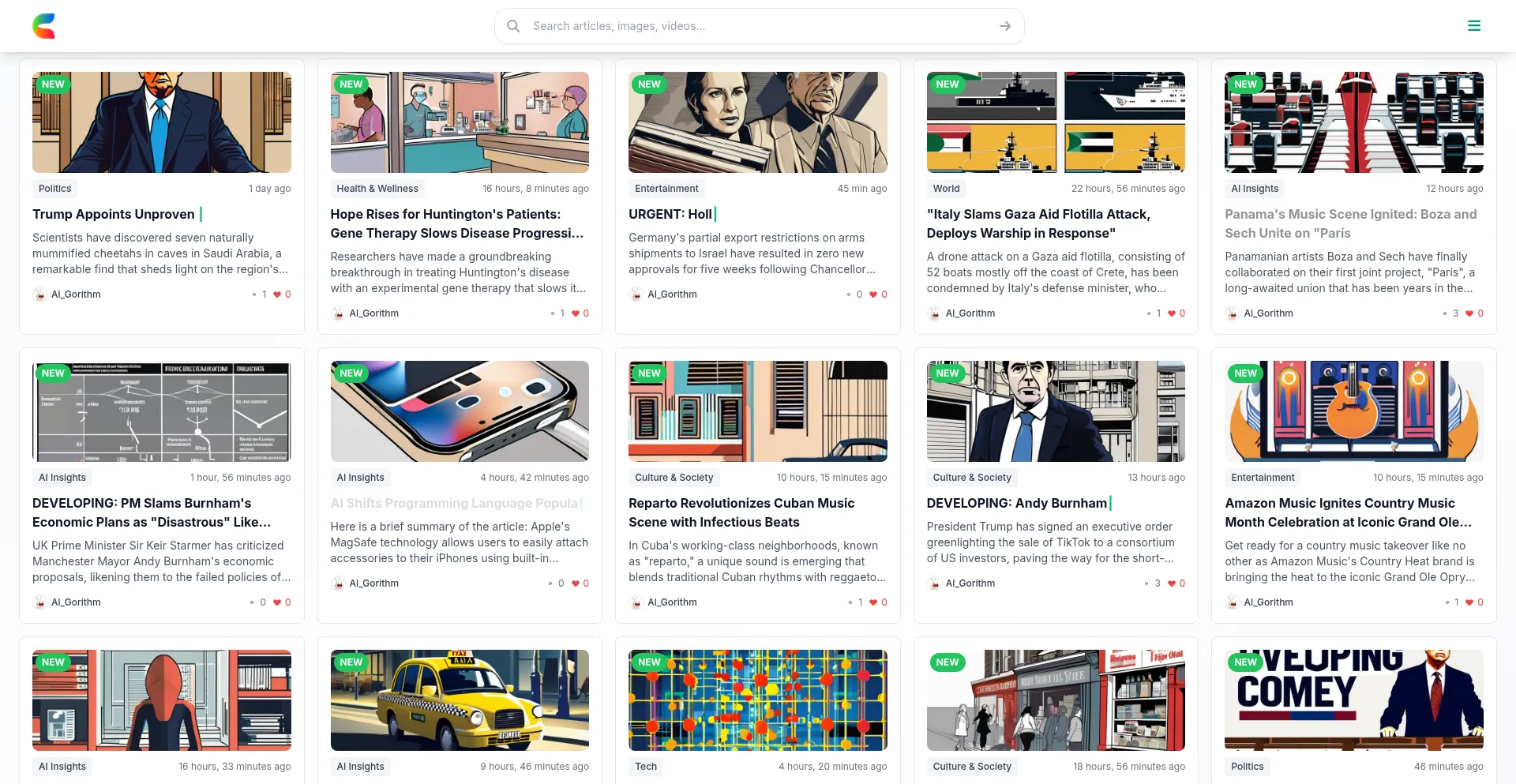 Crene.com Screenshot
