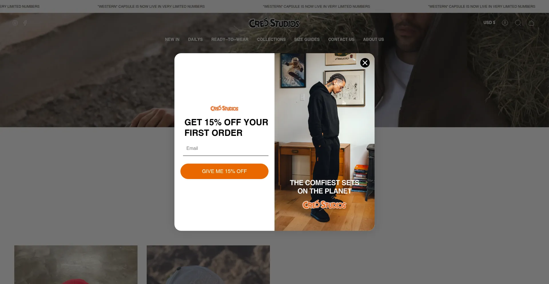 Website screenshot of Creo--studios.com