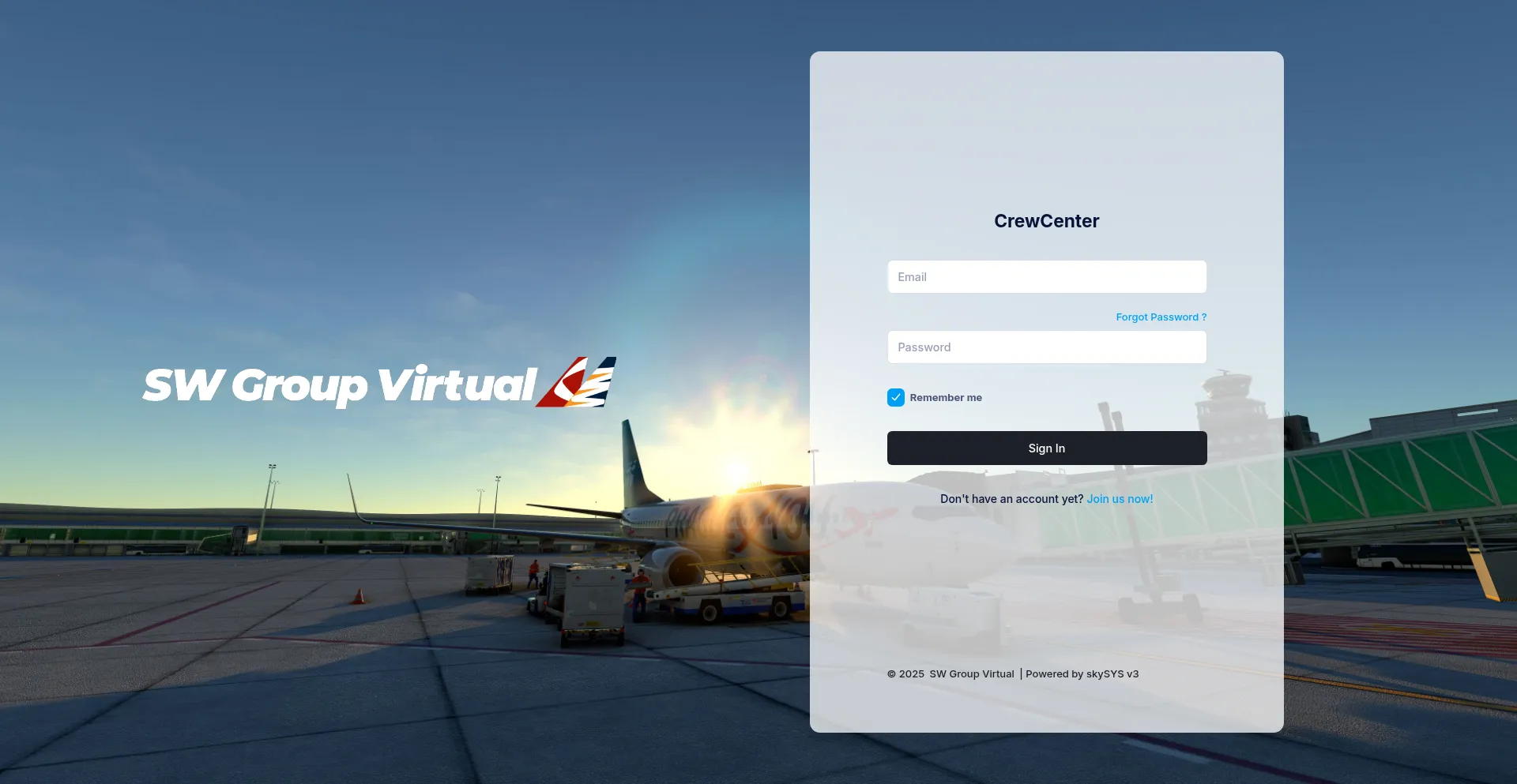Crew.sky-virtual.com