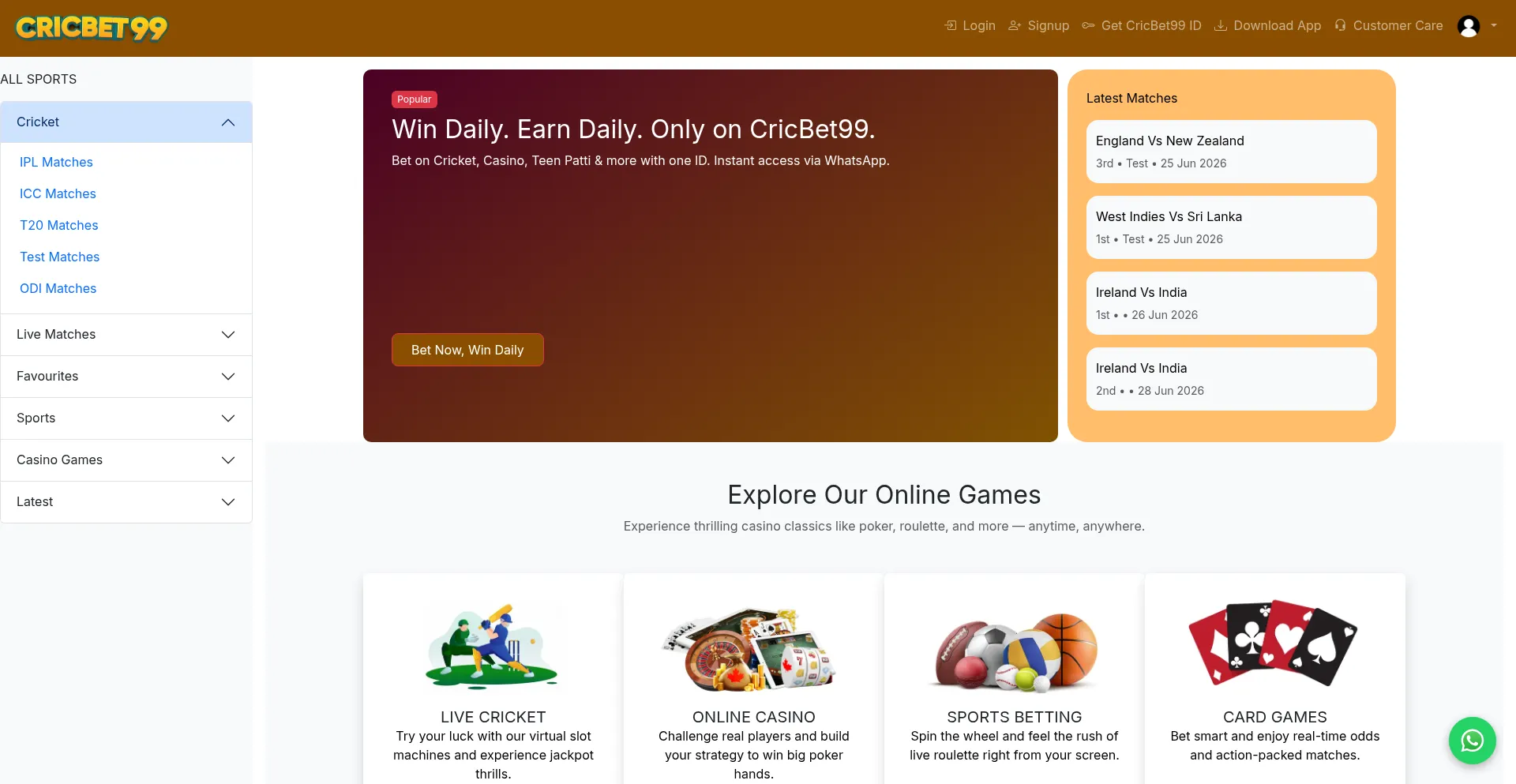 Cricbet99id.in