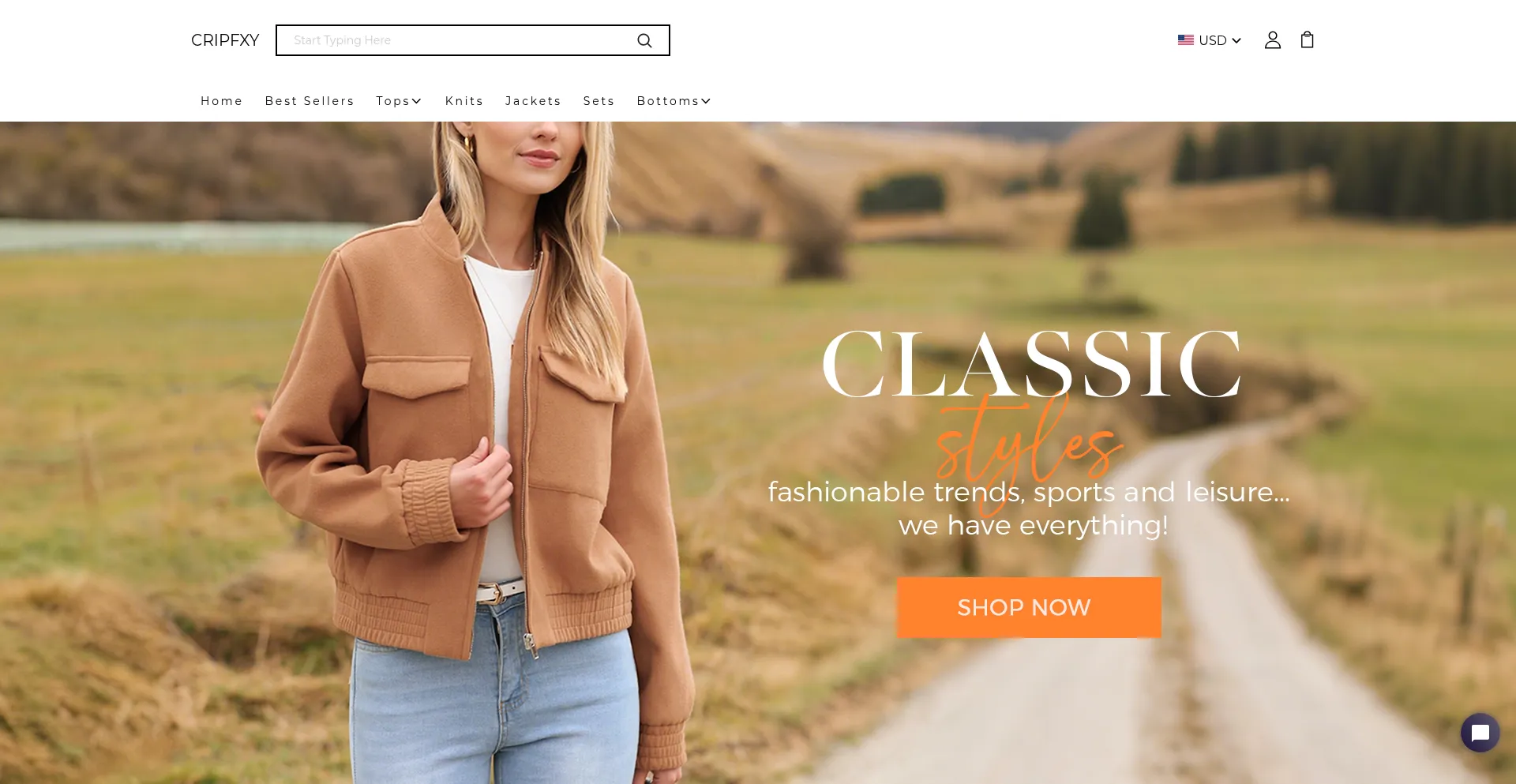 Website screenshot of Cripfxy.com