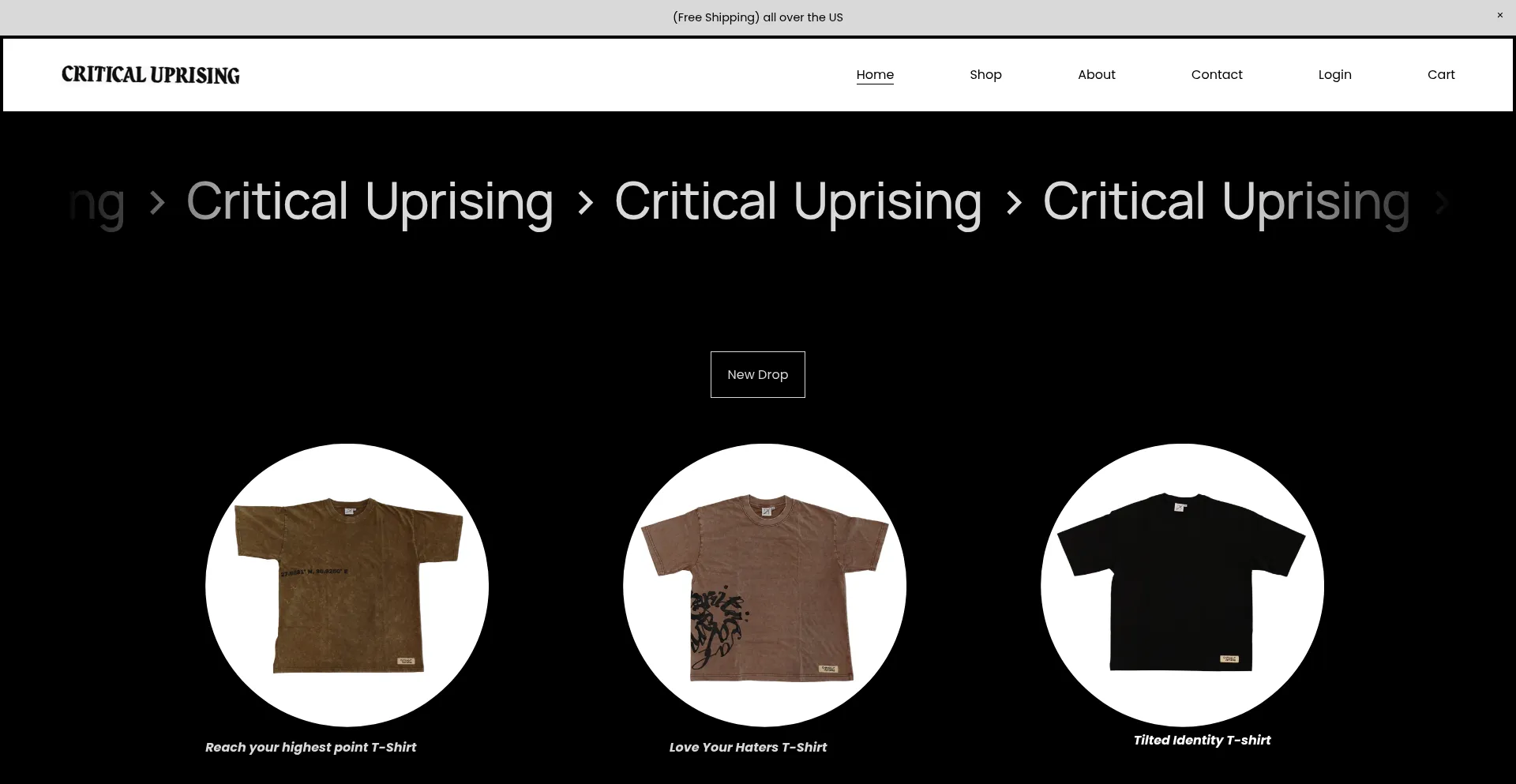 Criticaluprising.com Screenshot