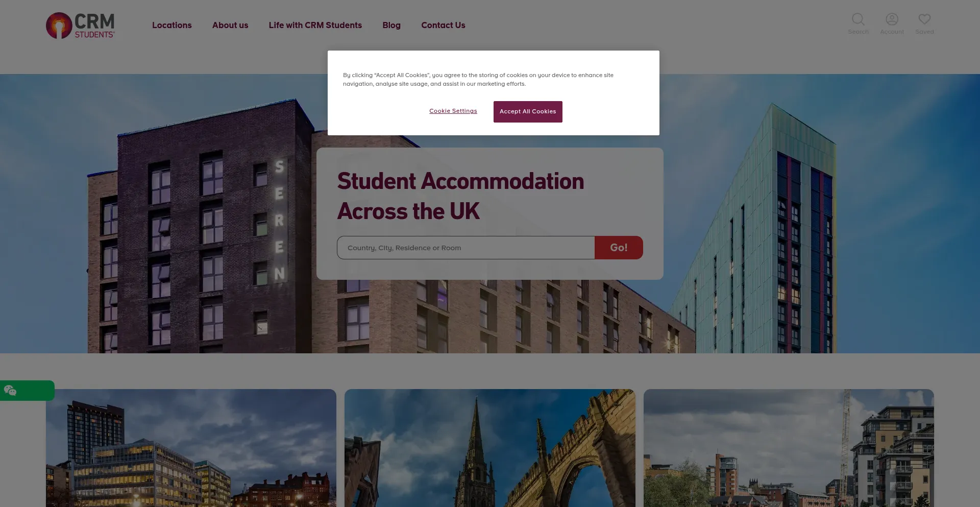 Crm-students.com Screenshot