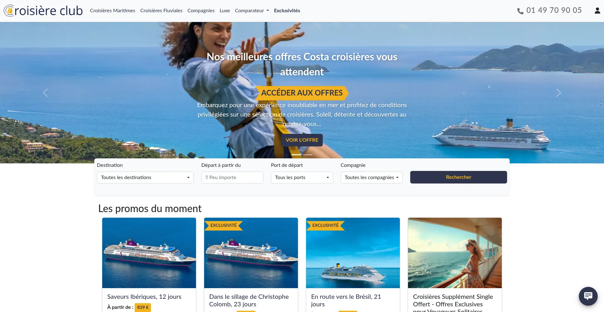 Croisiere-club.com Screenshot