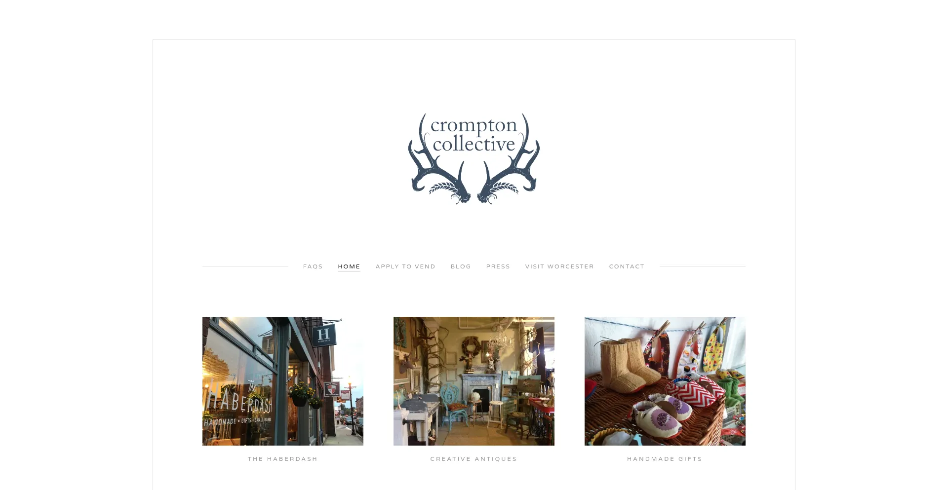 Website screenshot of Cromptoncollective.com