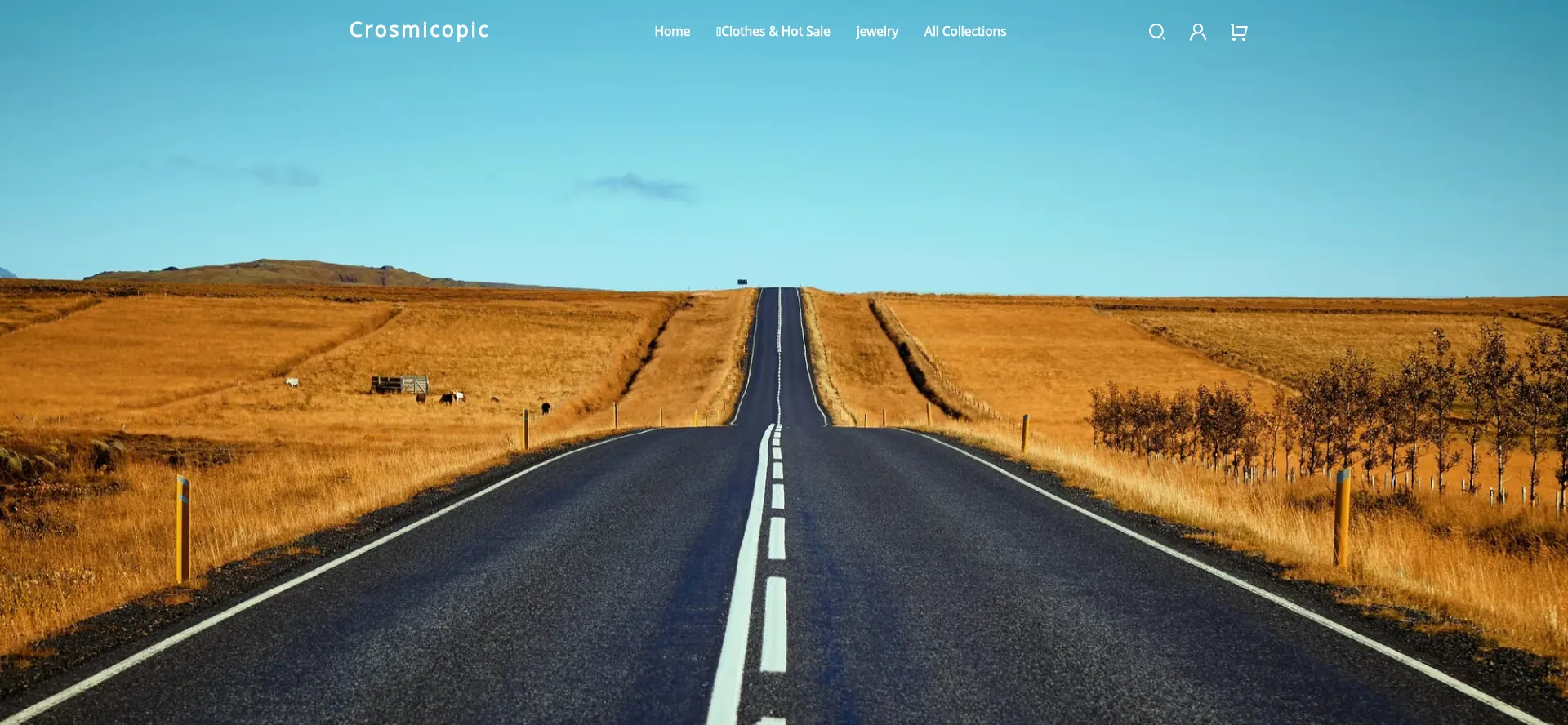 Website screenshot of Crosmicopic.com