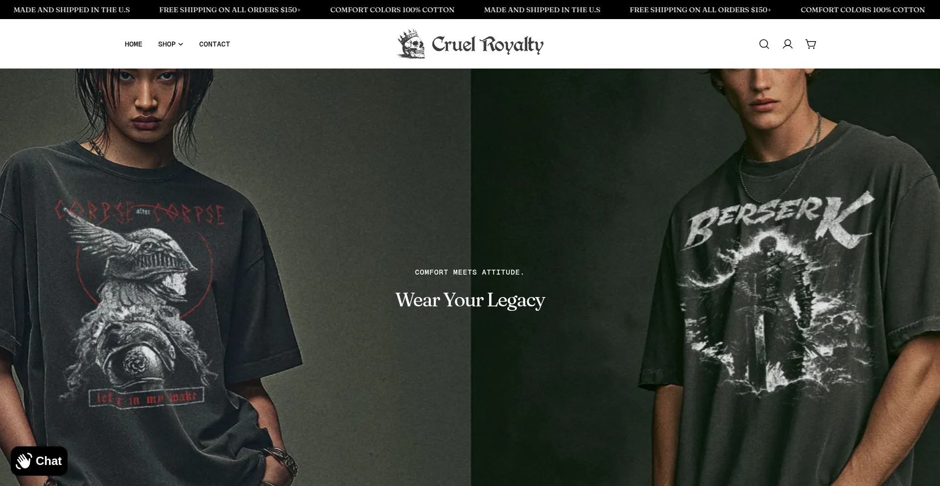 Cruelroyalty.com Screenshot