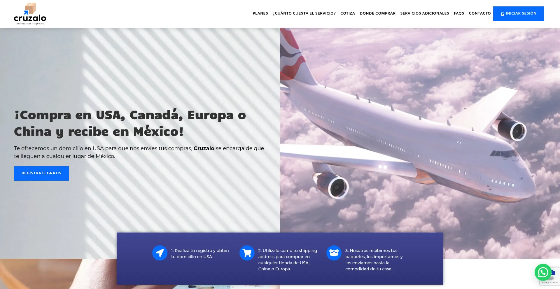Website screenshot of Cruzalo.com