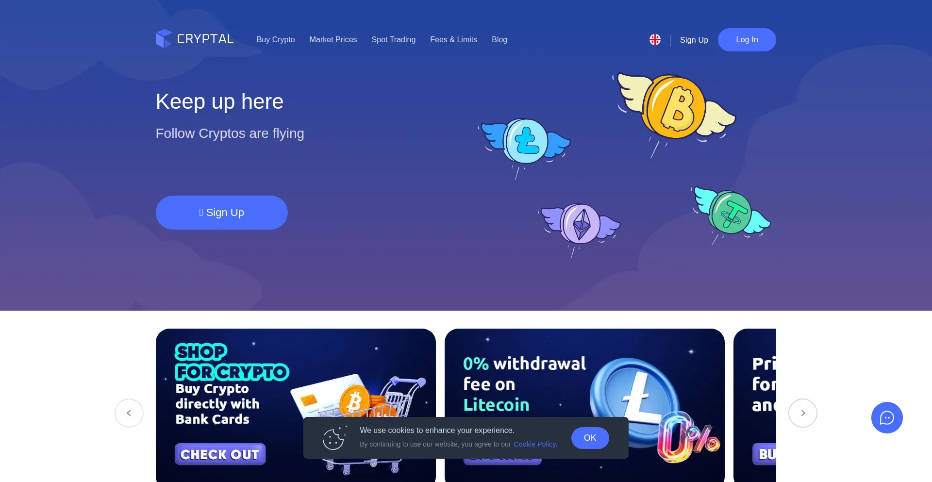 Cryptal.ge Screenshot
