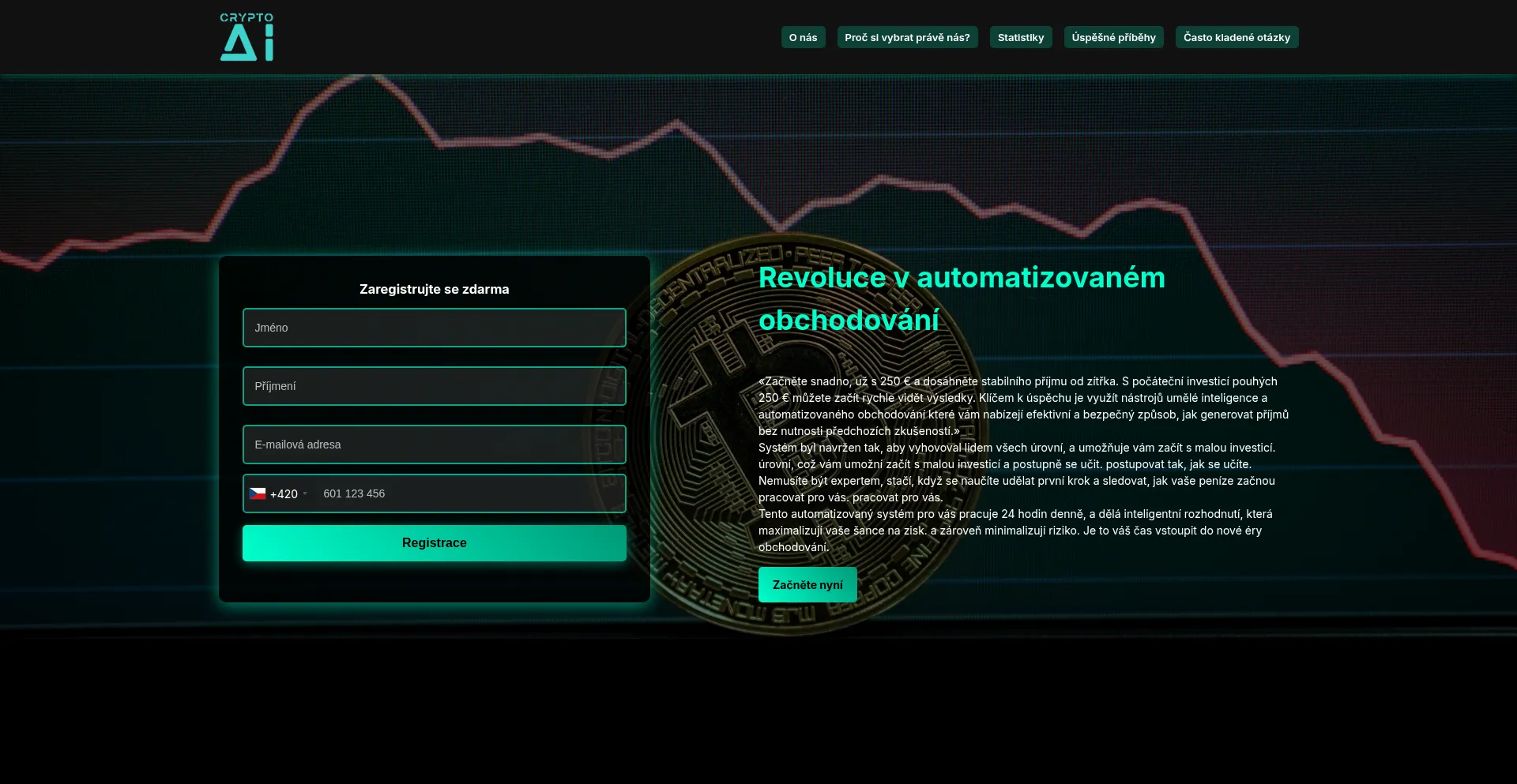 Website screenshot of Crypto-ai-rescz.com