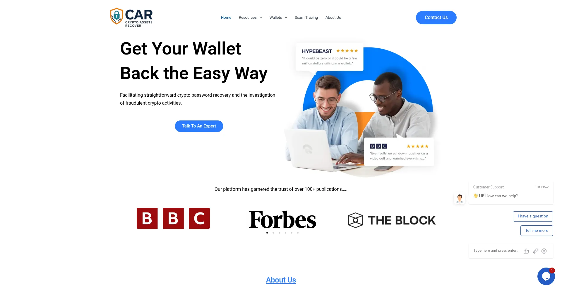 Cryptoassetsrecover.com