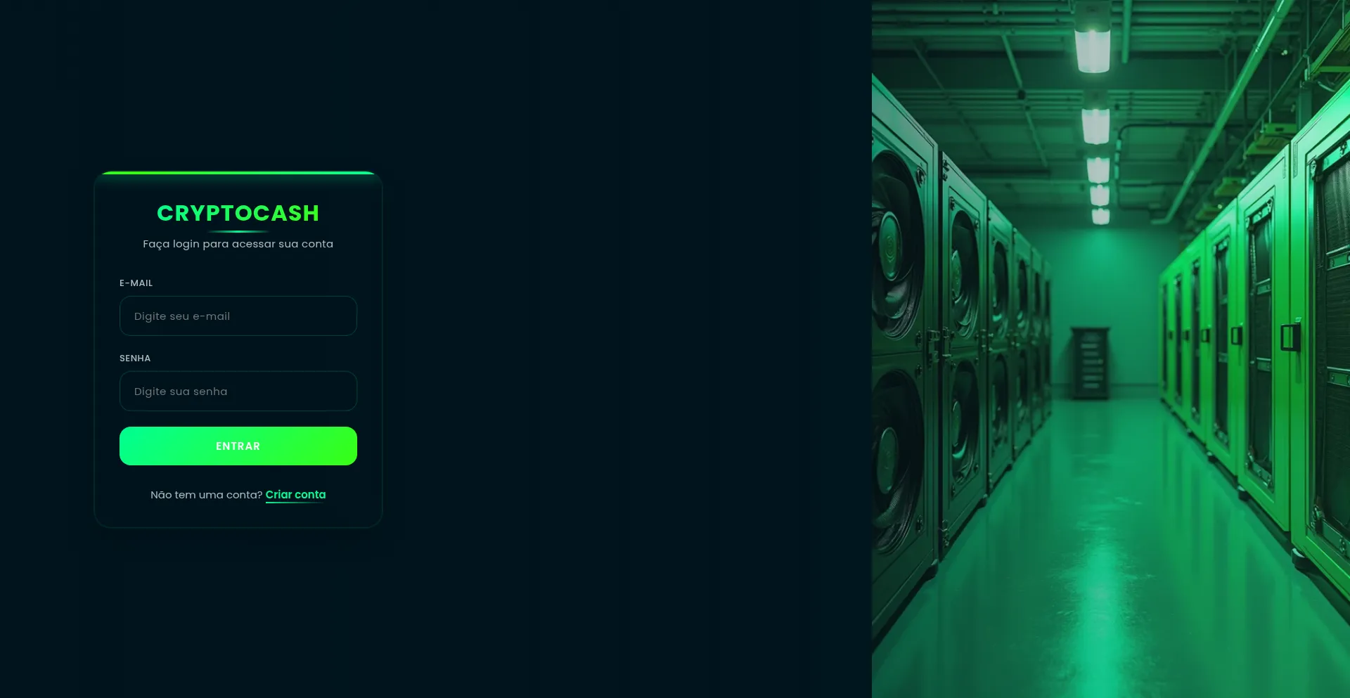 Website screenshot of Cryptocashltda.fun