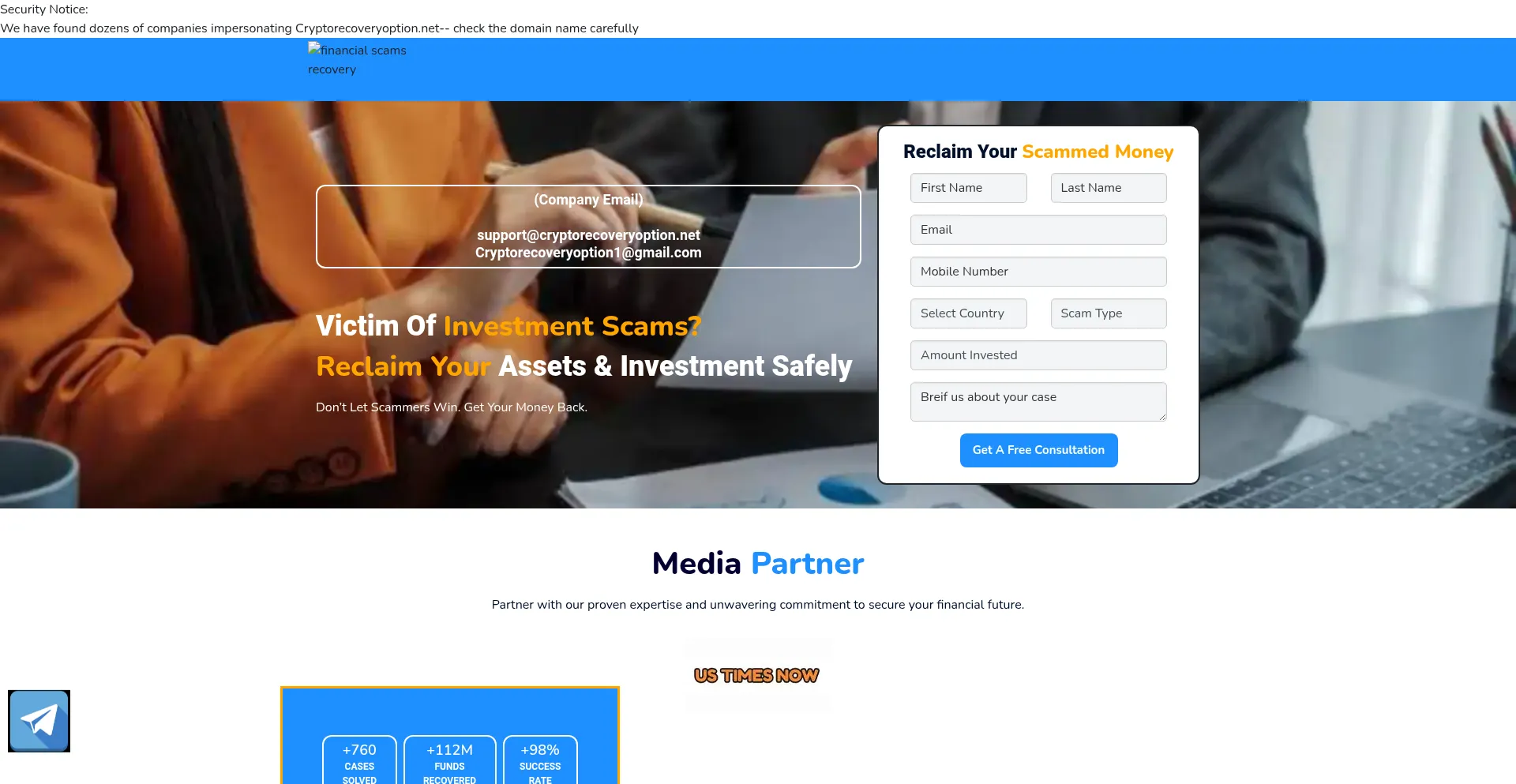 Is Cryptorecoveryoption.net Safe?