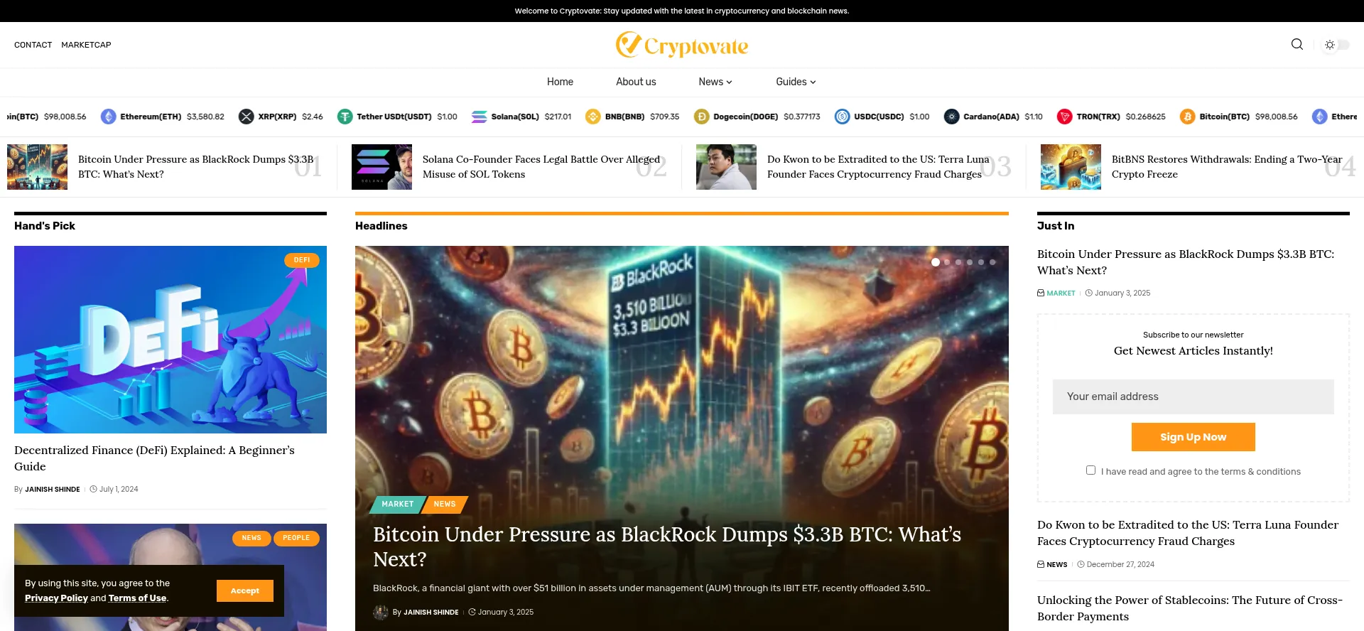 Cryptovate.io