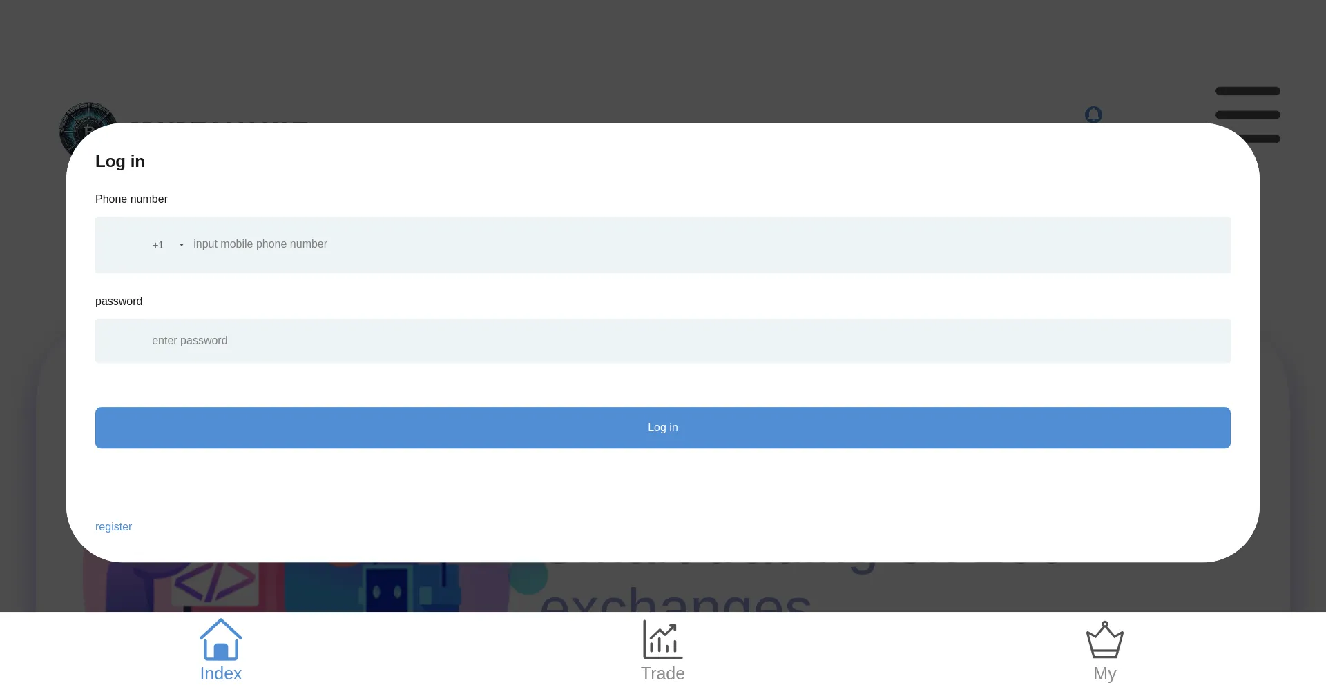 Website screenshot of Cryptovaultlnc.com