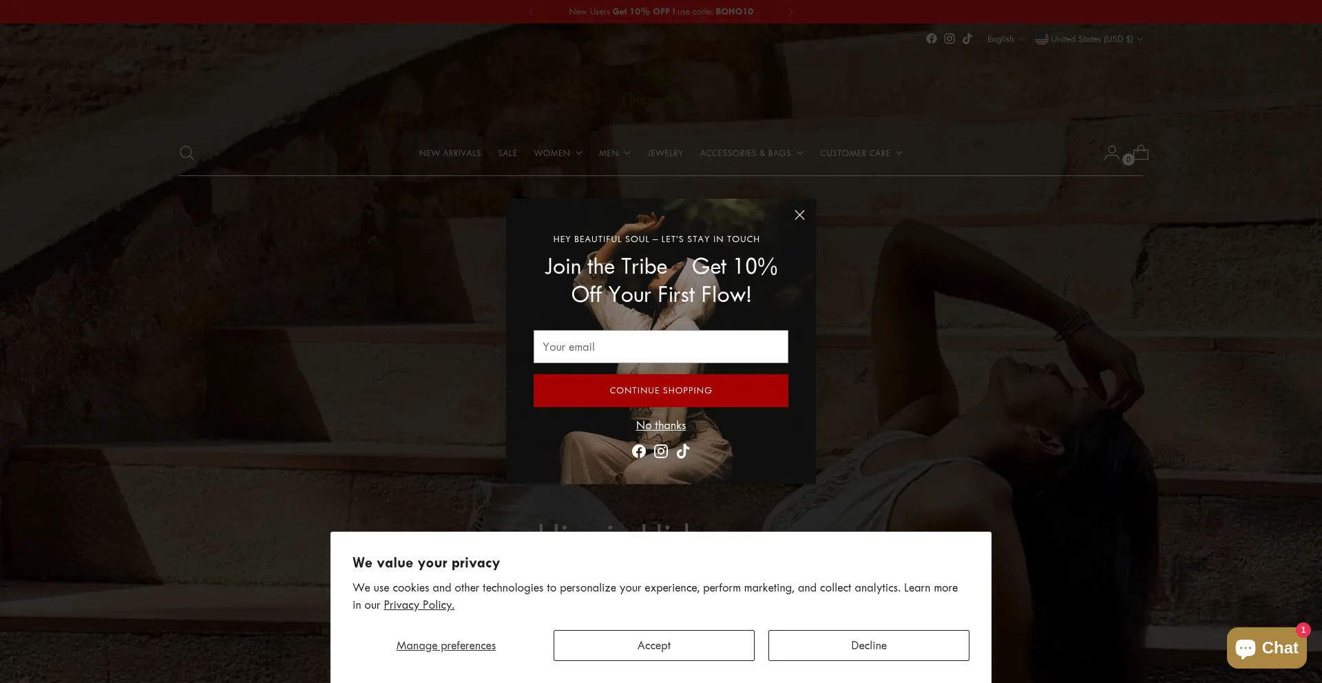 Website screenshot of Crystalhealshop.com