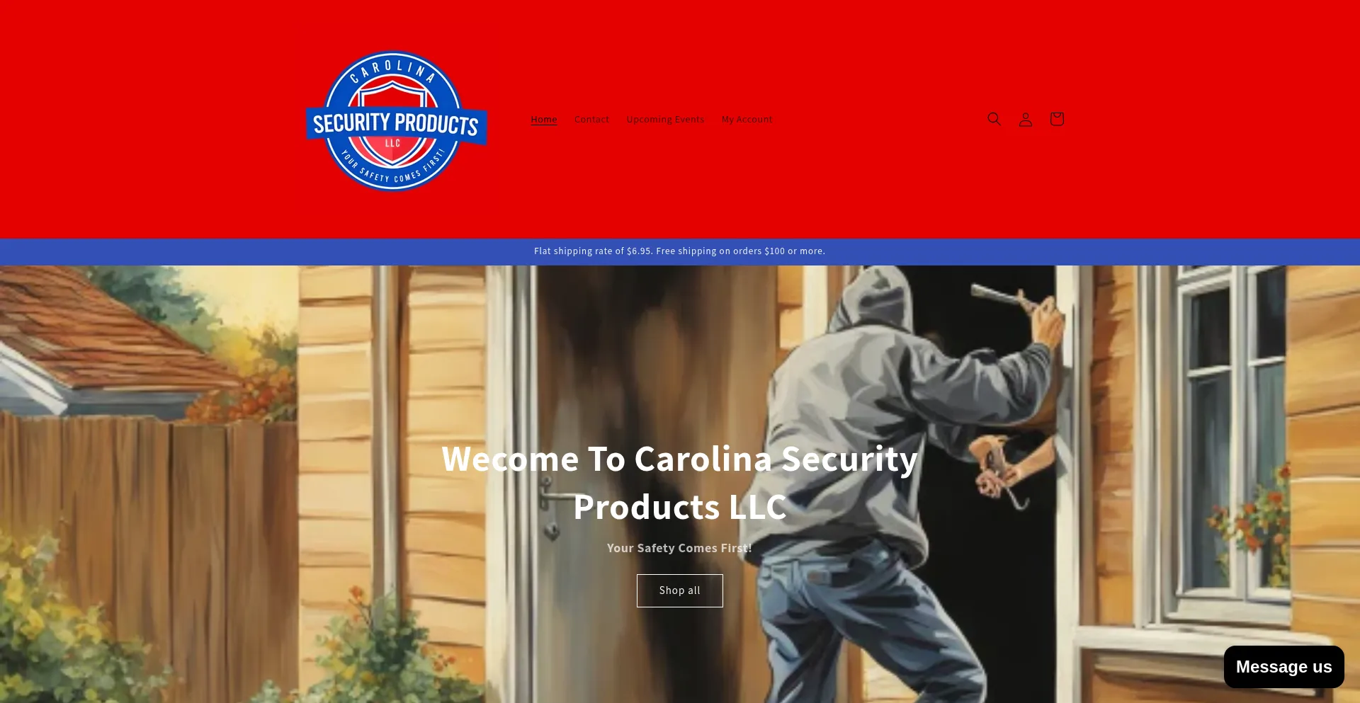 Website screenshot of Csp-nc.com