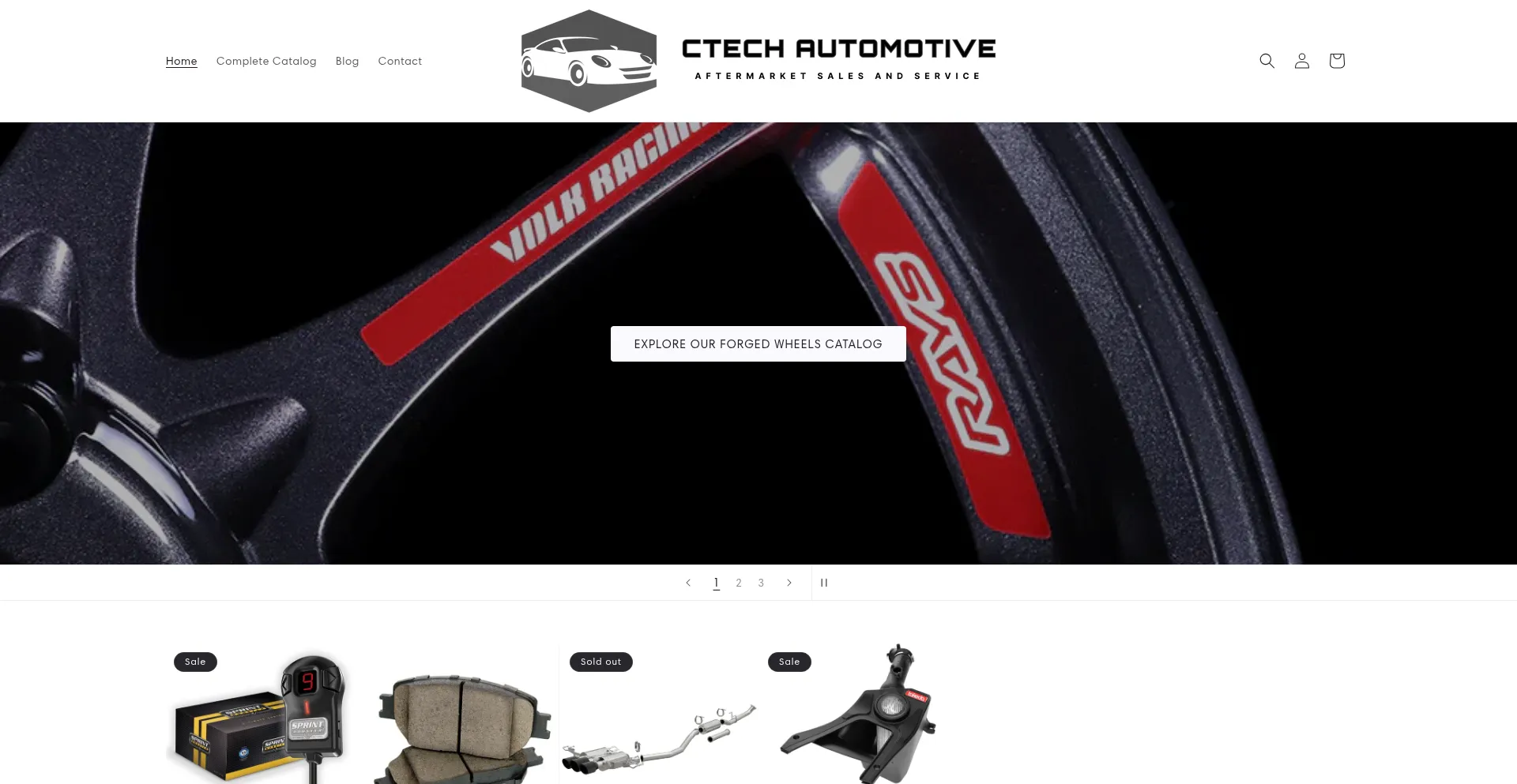 Website screenshot of Ctechautomotive.com