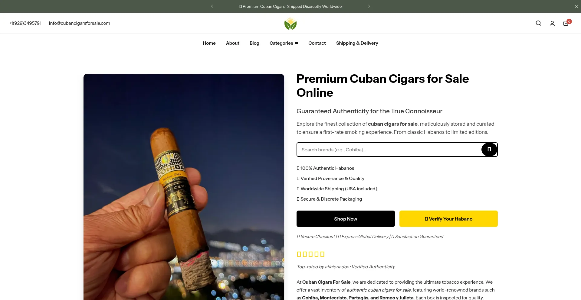 Cubancigarsforsale.com