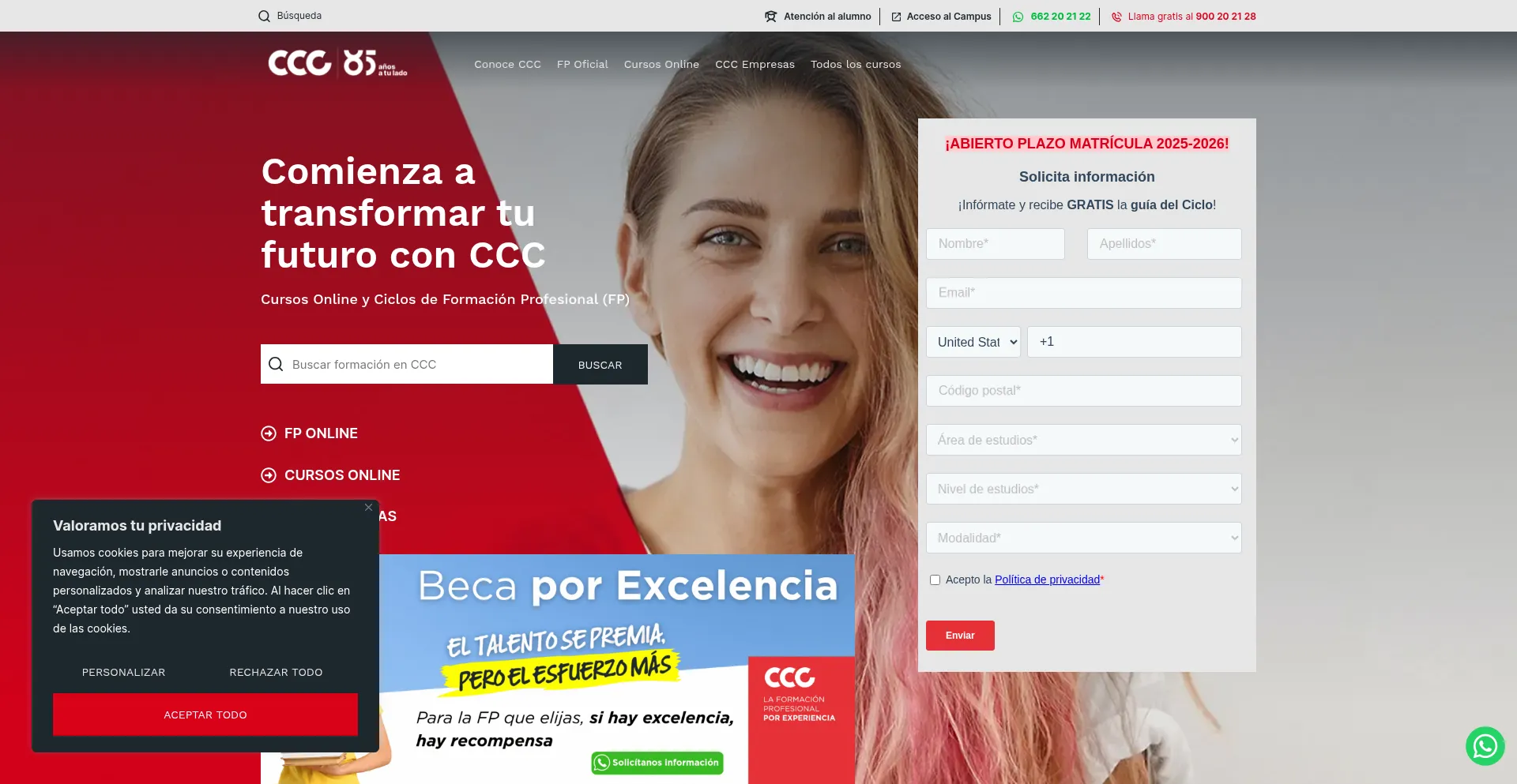 Cursosccc.com Screenshot