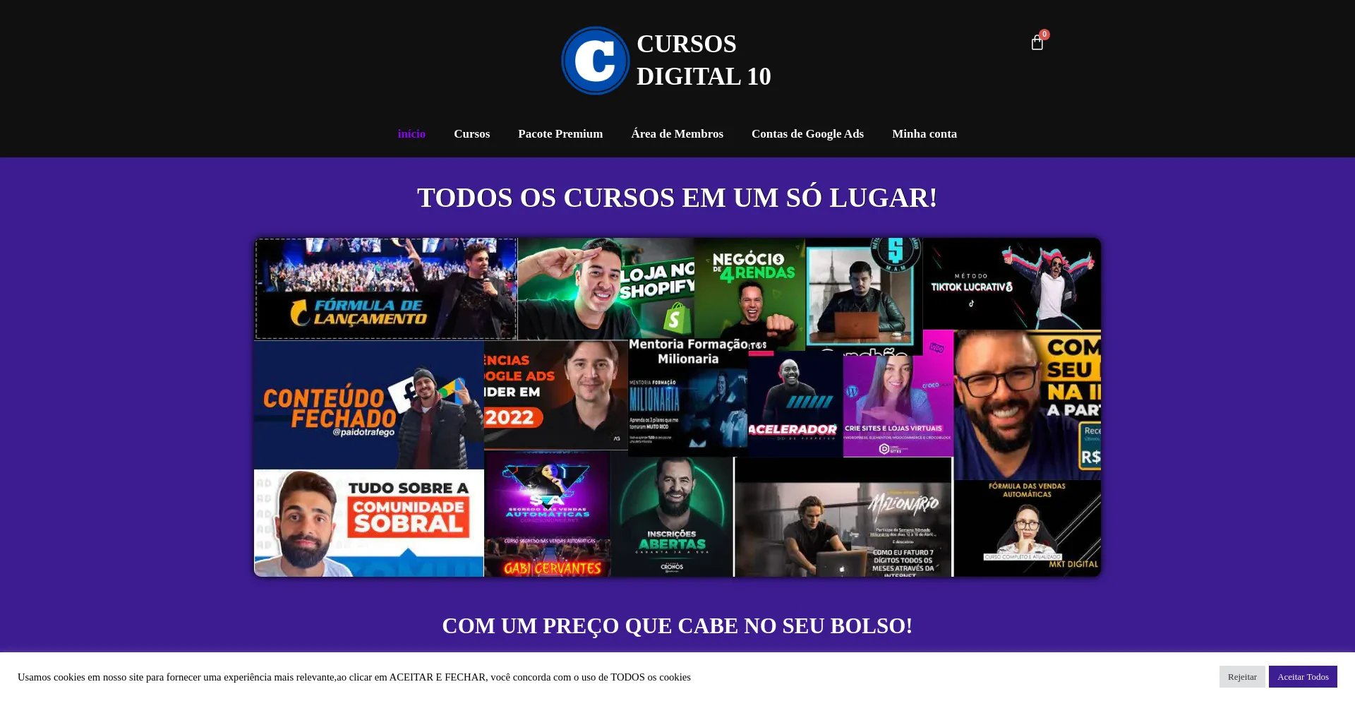 Cursosdigital10.com.br Screenshot