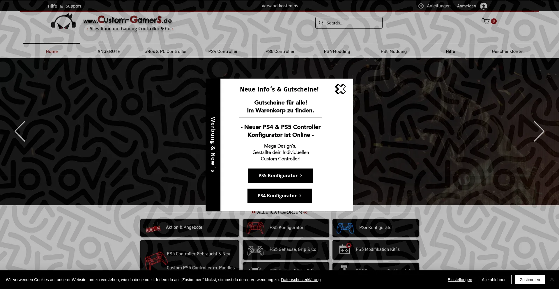 Custom-gamers.de Screenshot