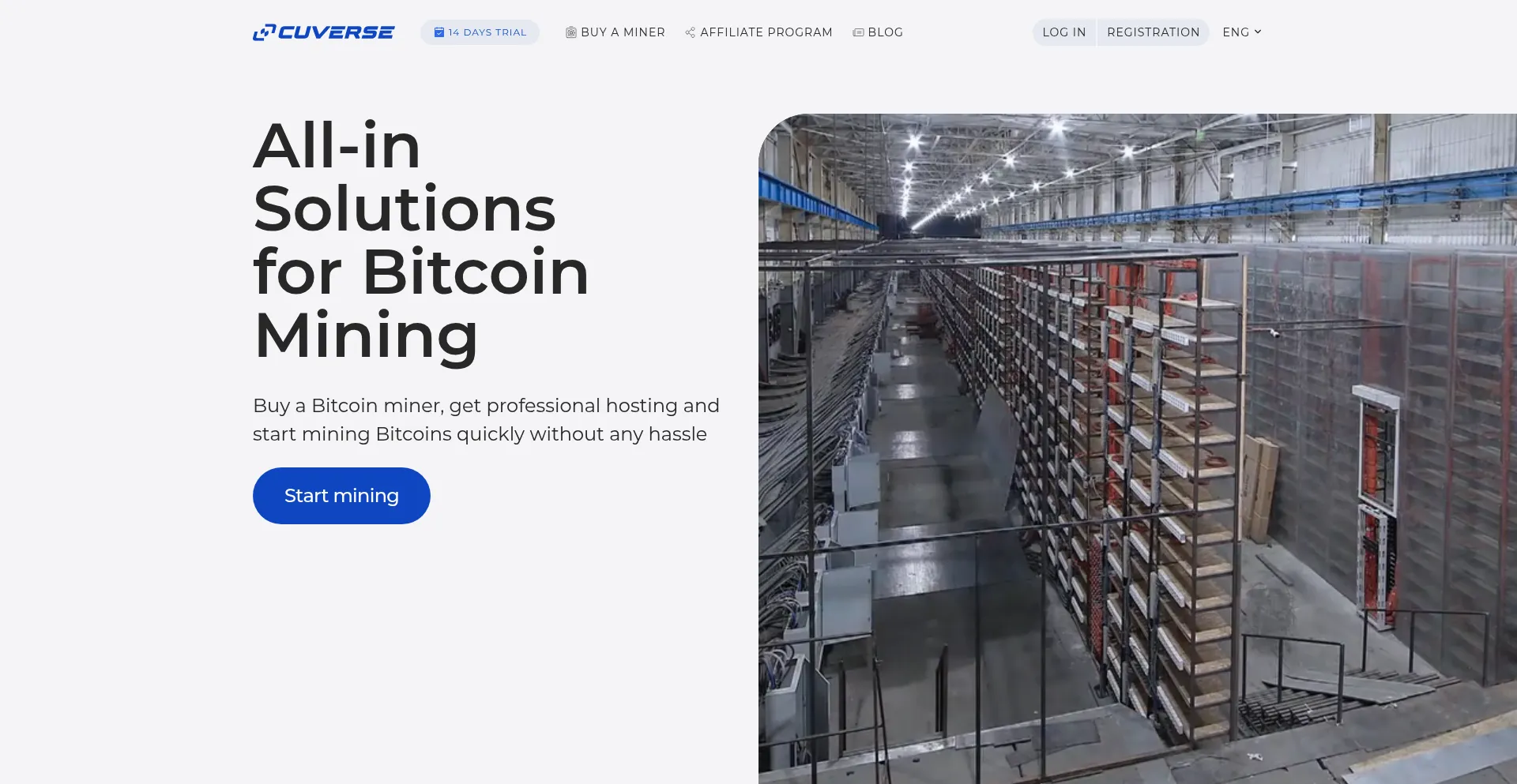Website screenshot of Cuverse.com