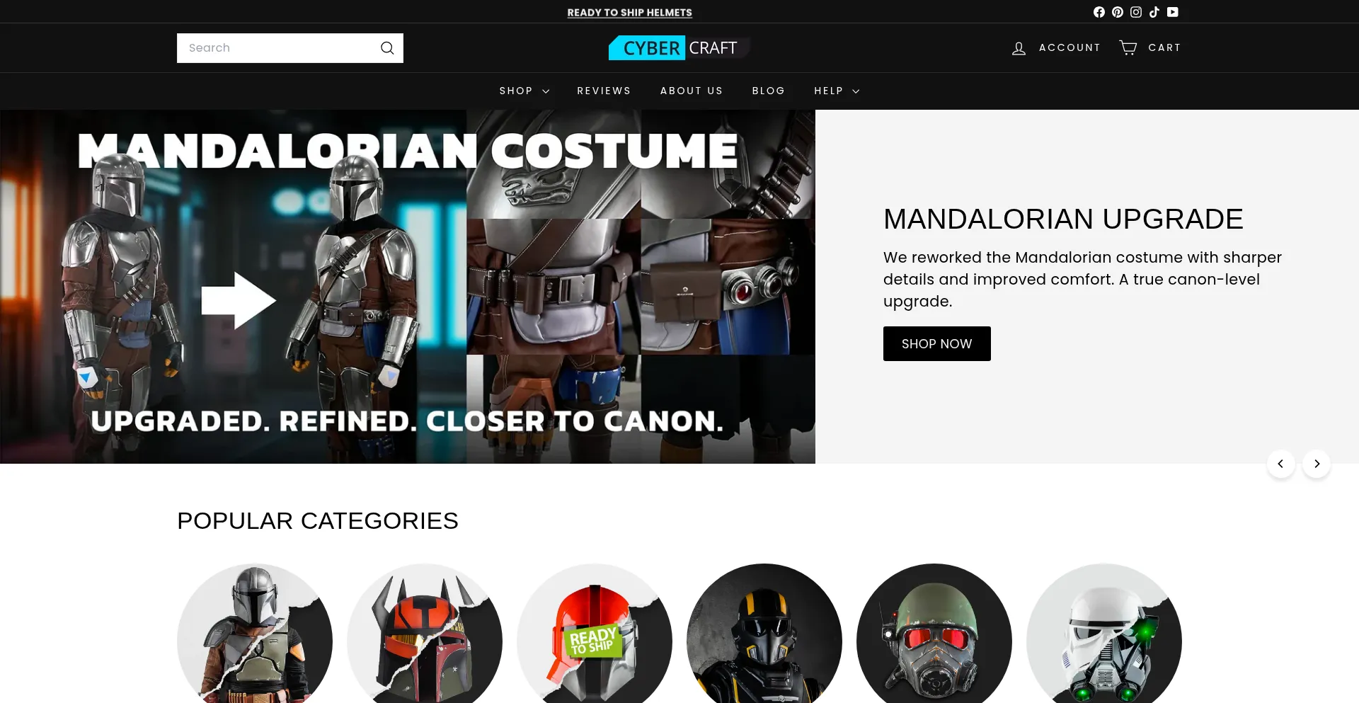 Cyber-craft.shop Screenshot