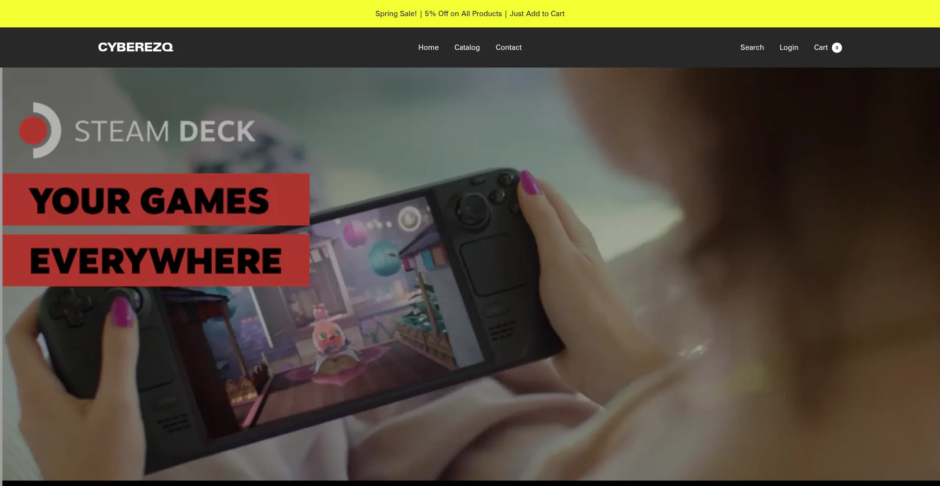 Website screenshot of Cyberezq.com