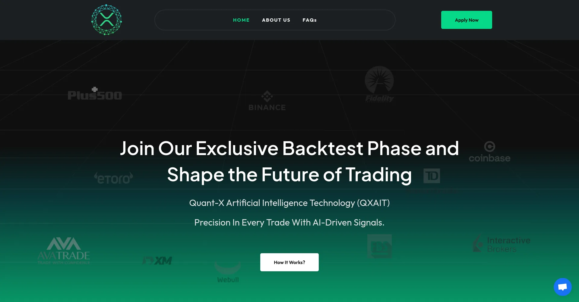 Website screenshot of Cyberx-ai.com