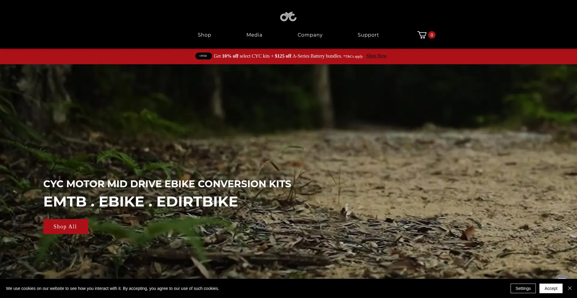 Website screenshot of Cycmotor.com
