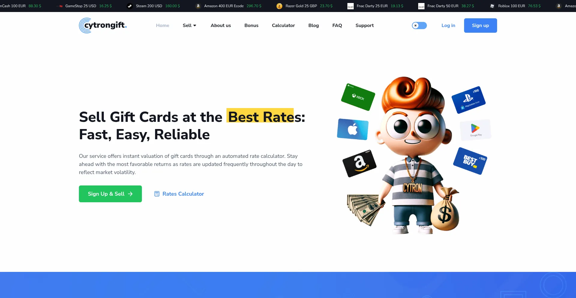 Cytrongift.com Screenshot