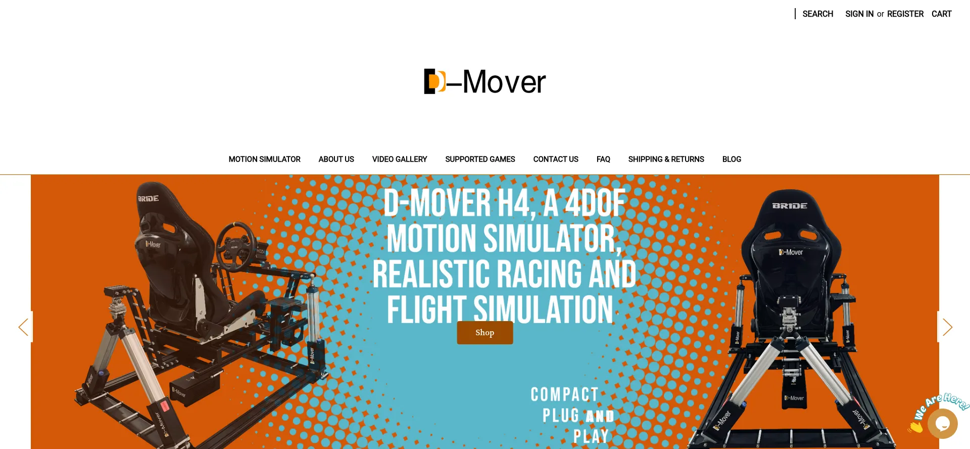 Website screenshot of D-mover.com