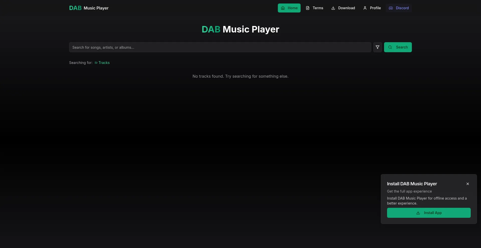 Website screenshot of Dab.yeet.su