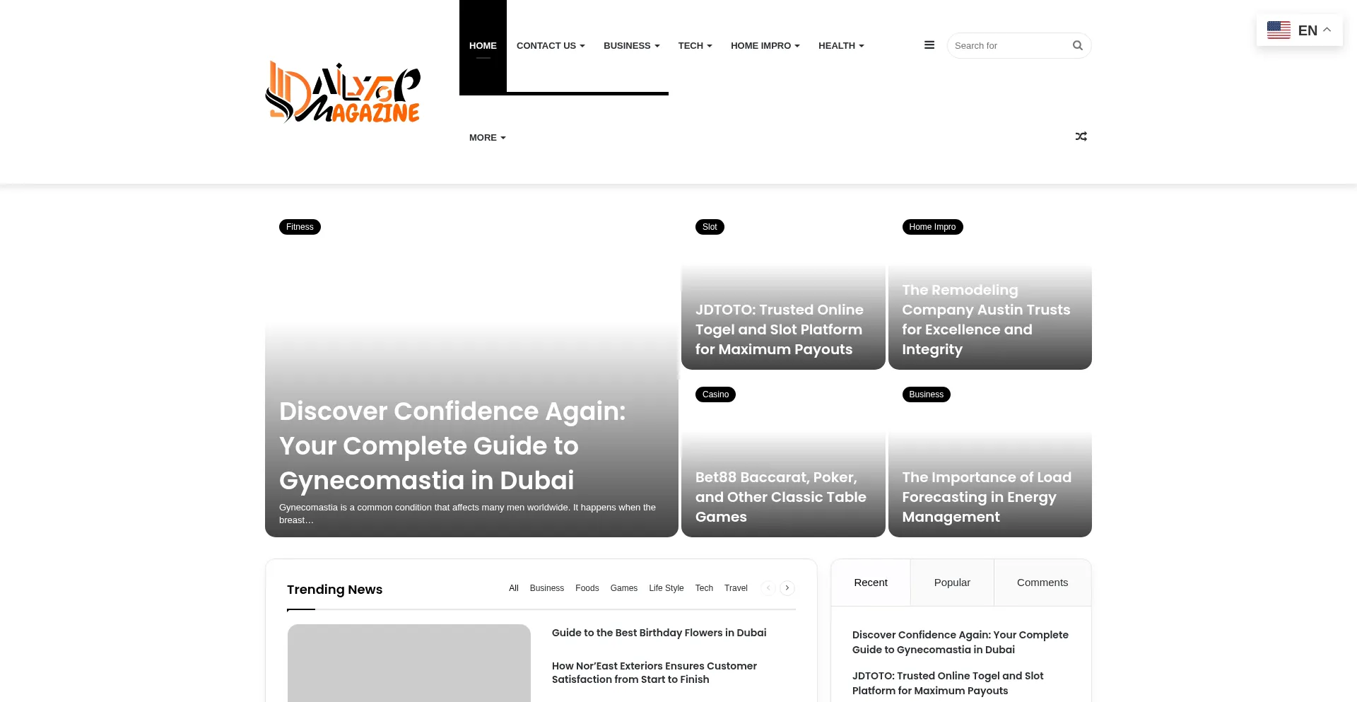 Dailytopmagazine.com Screenshot