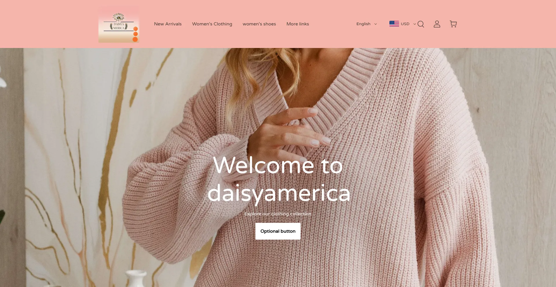 Website screenshot of Daisyamerica.com