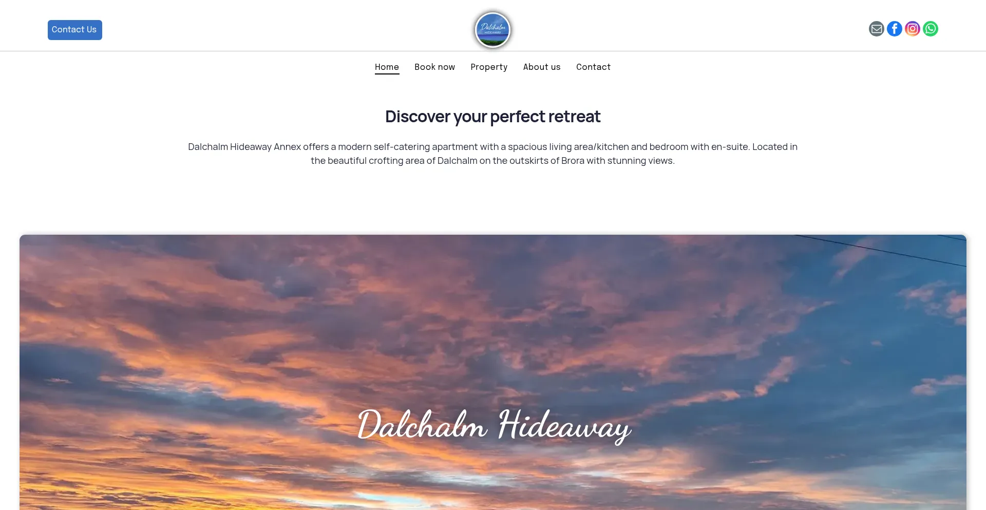 Dalchalmhideaway.co.uk Screenshot