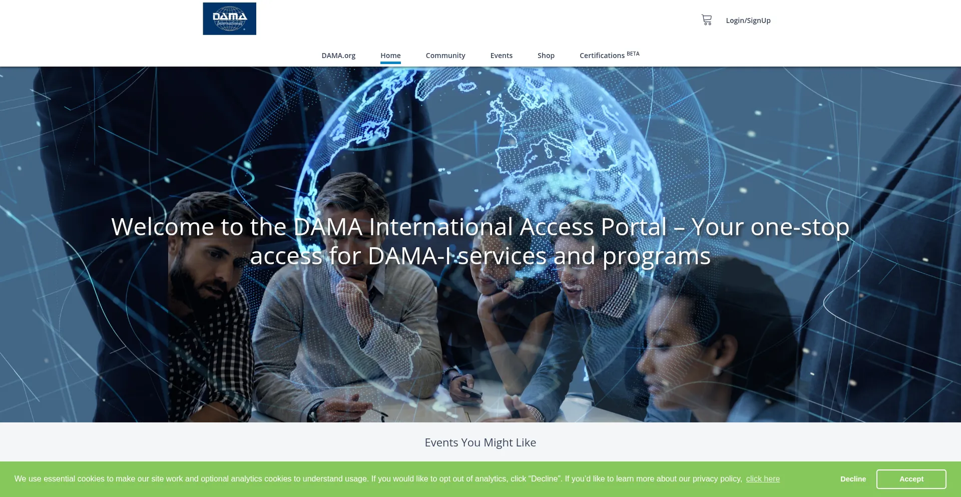 Dama.users.membersuite.com