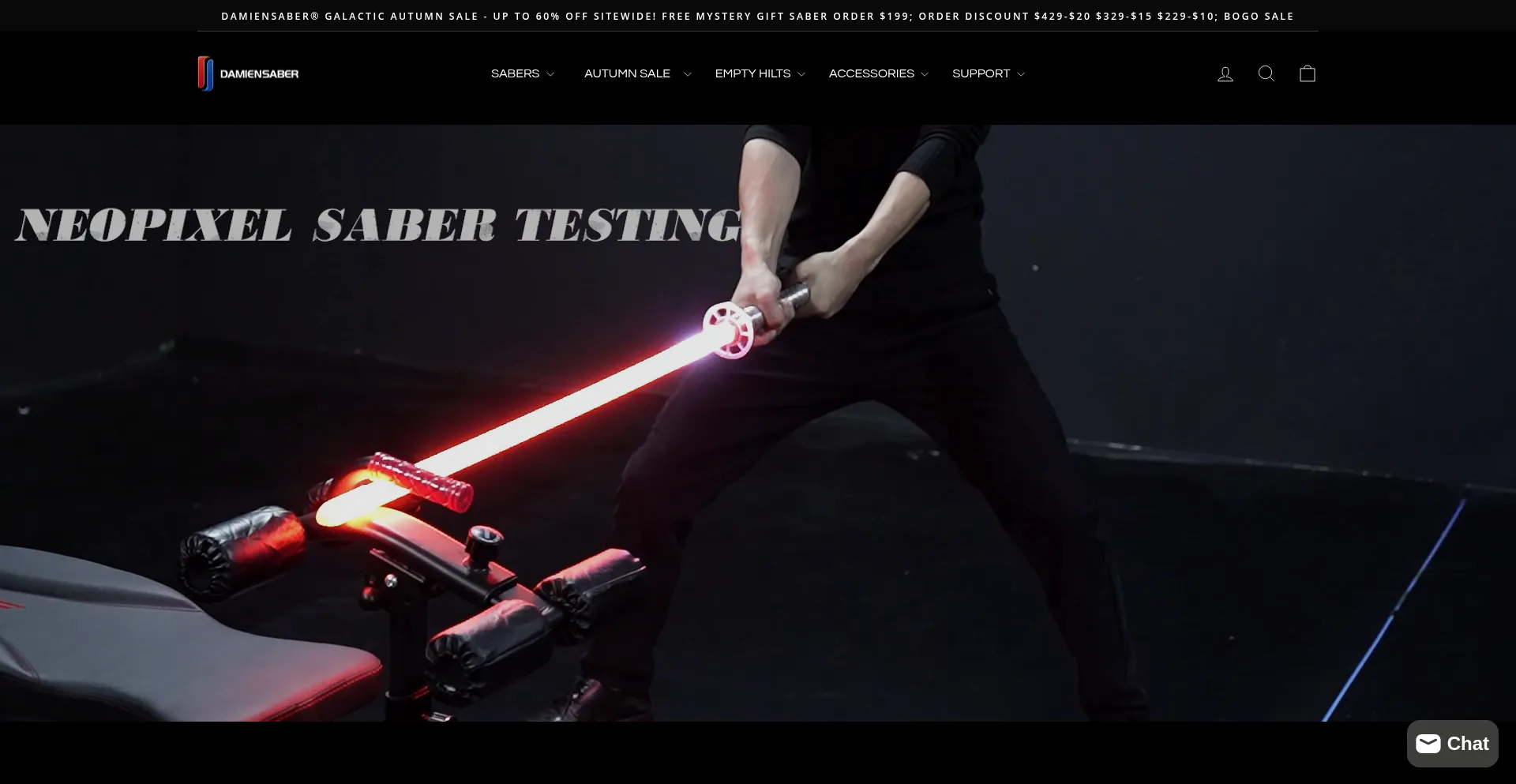 Damiensaber.com Screenshot