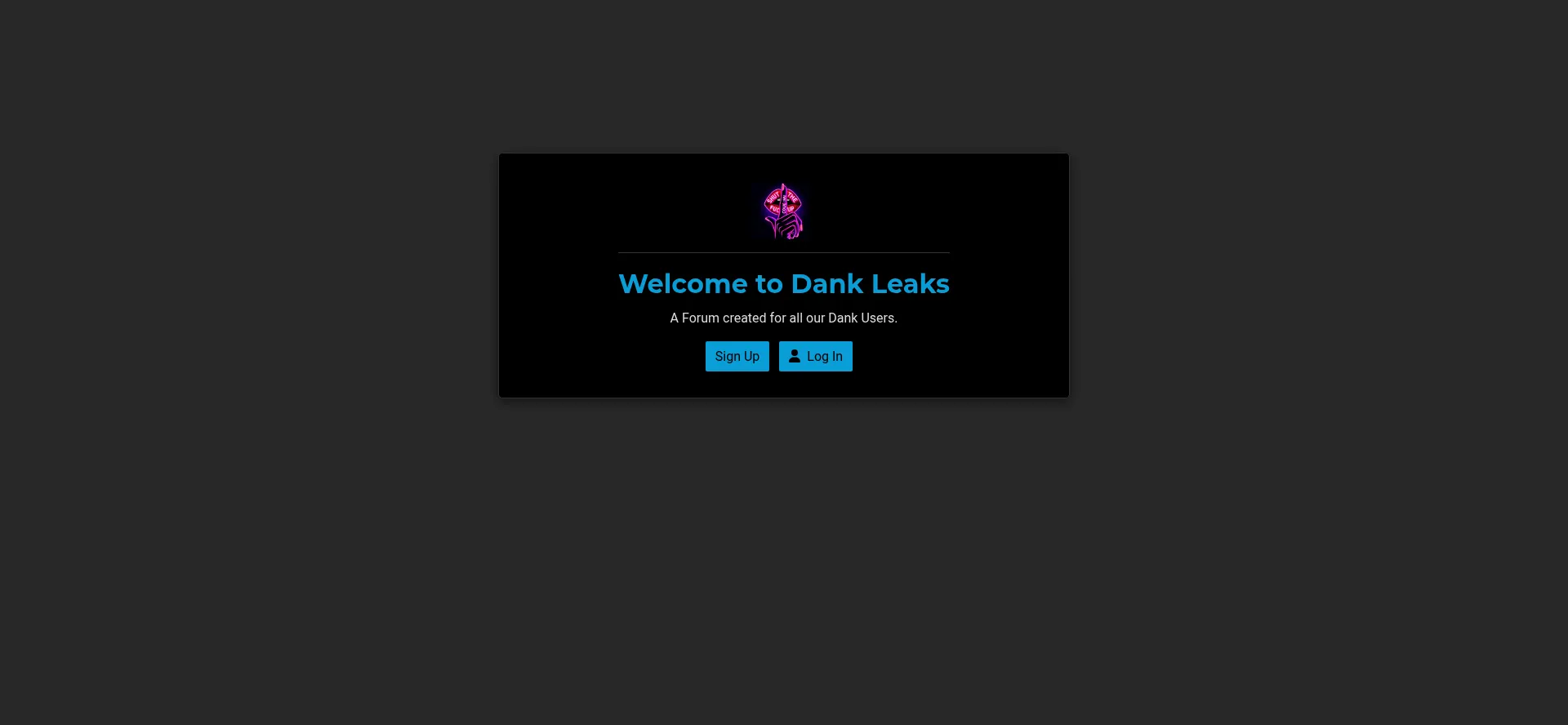Website screenshot of Dankleaks.top