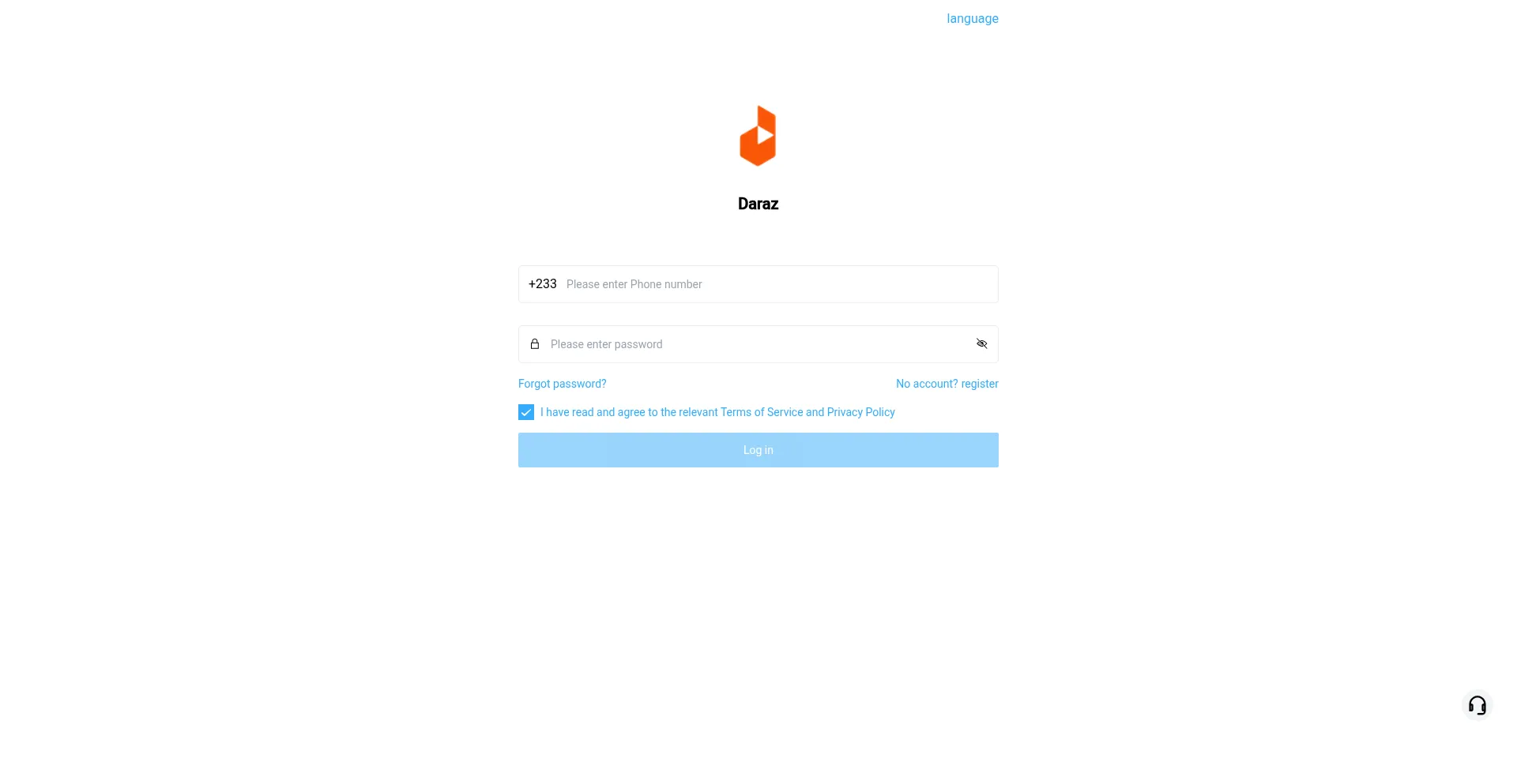 Website screenshot of Darazz.top