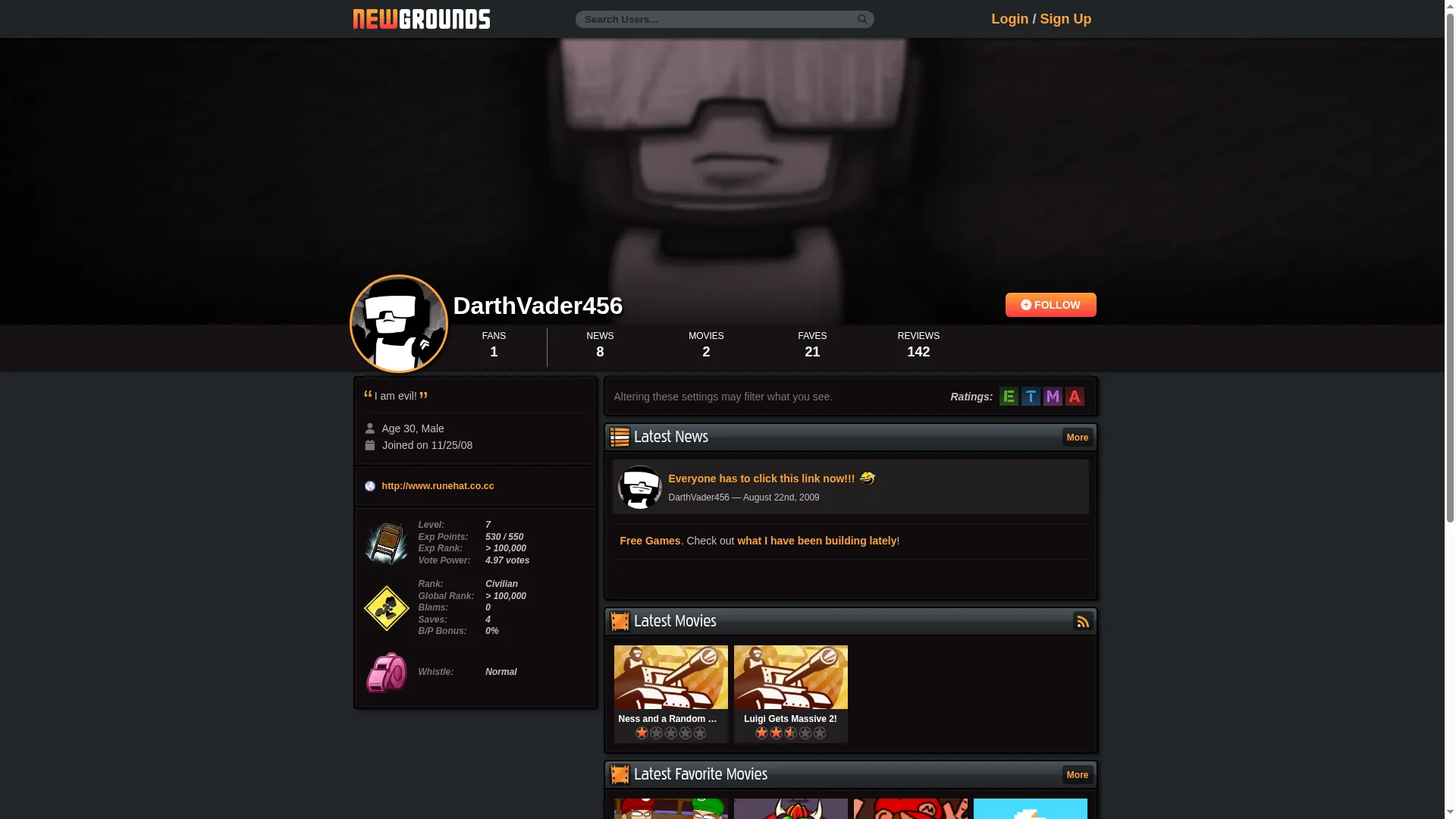 Darthvader456.newgrounds.com