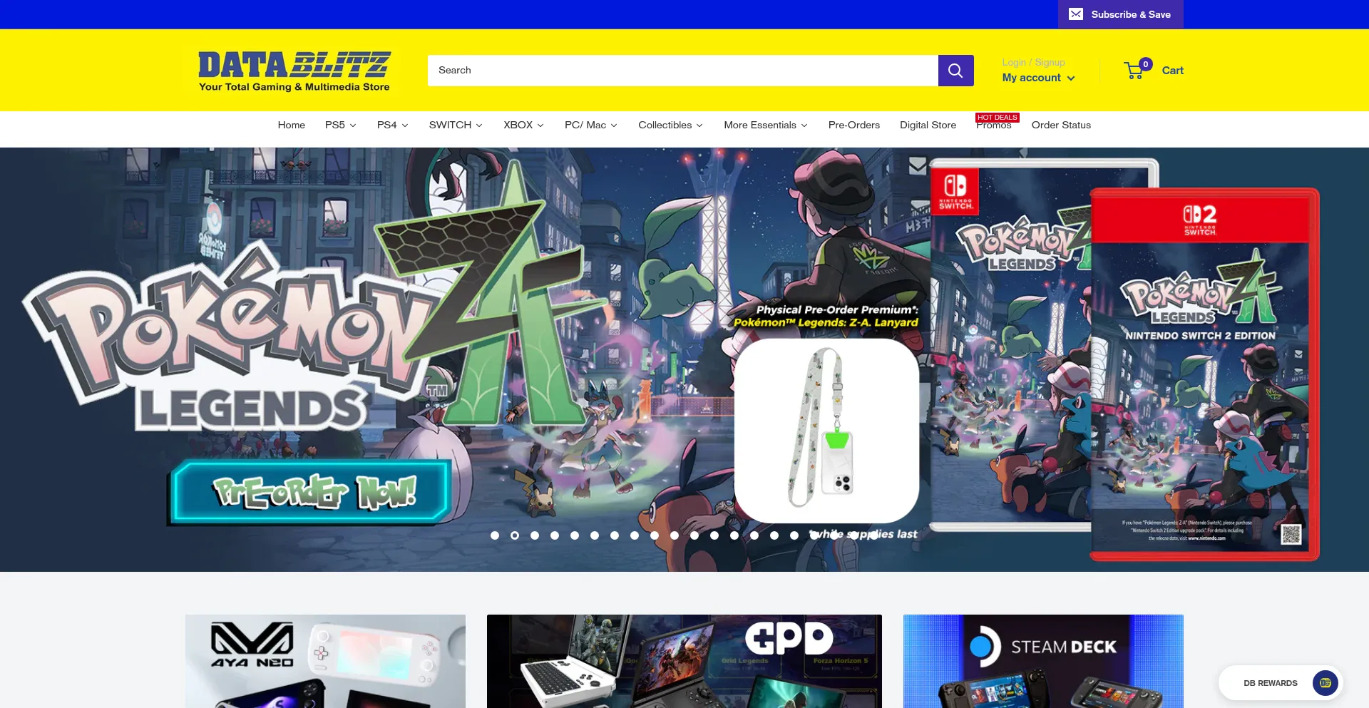 Datablitz.com.ph Screenshot