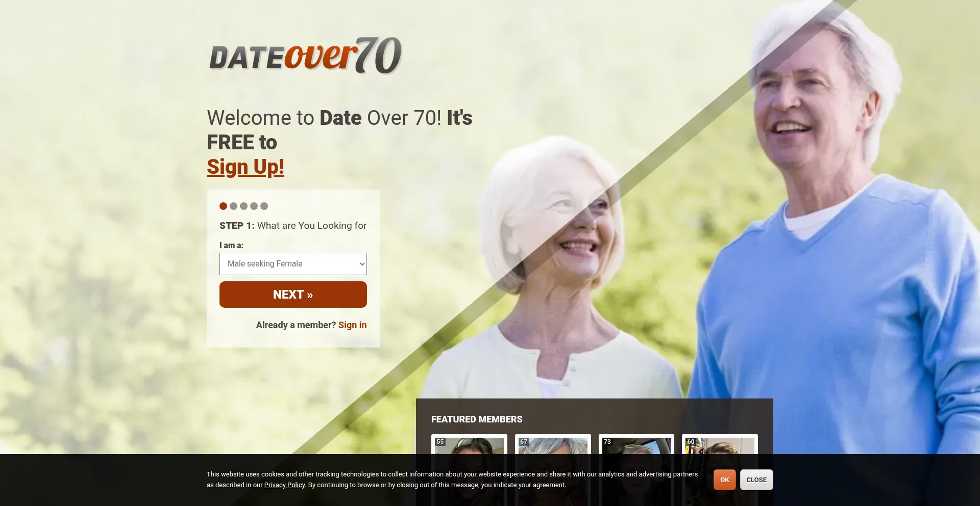 Dateover70.com