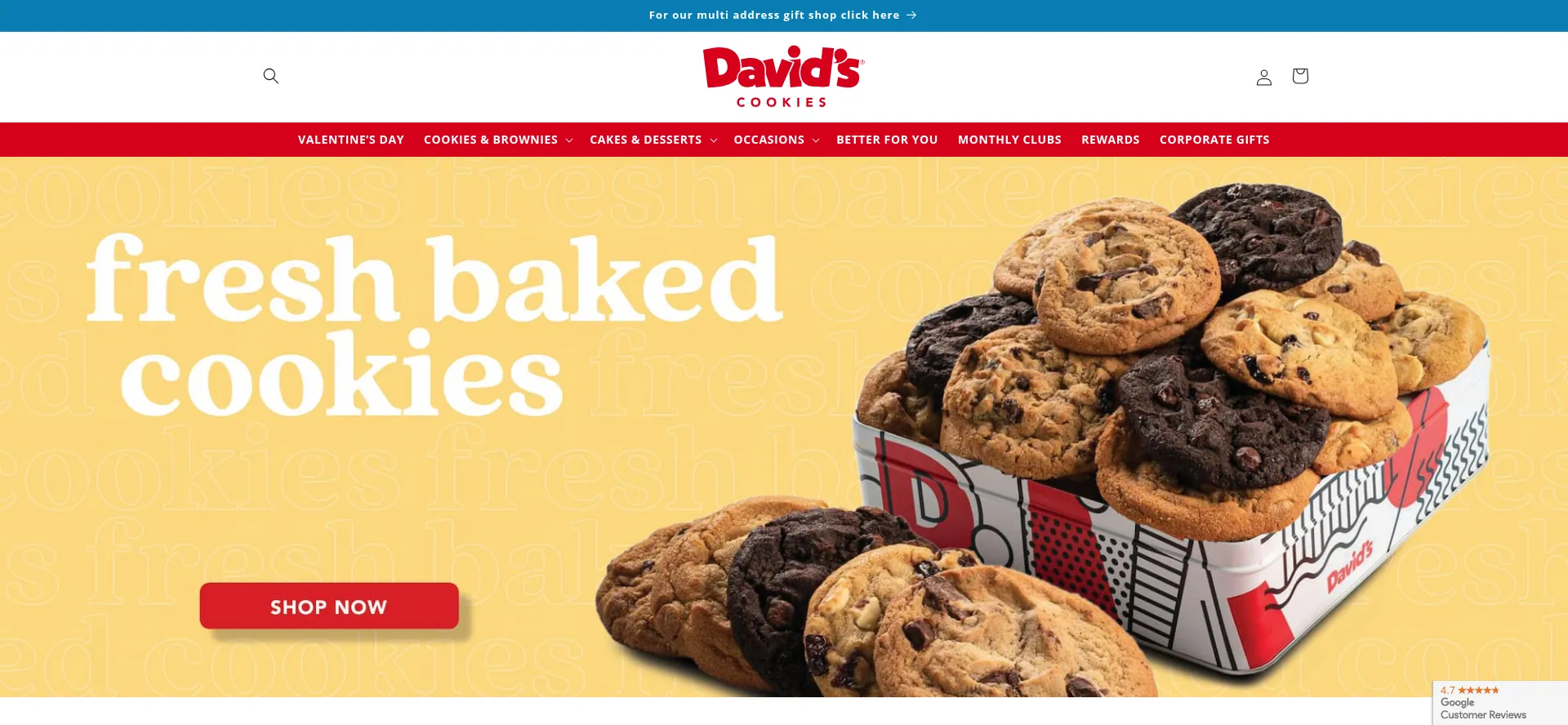 Davidscookies.com