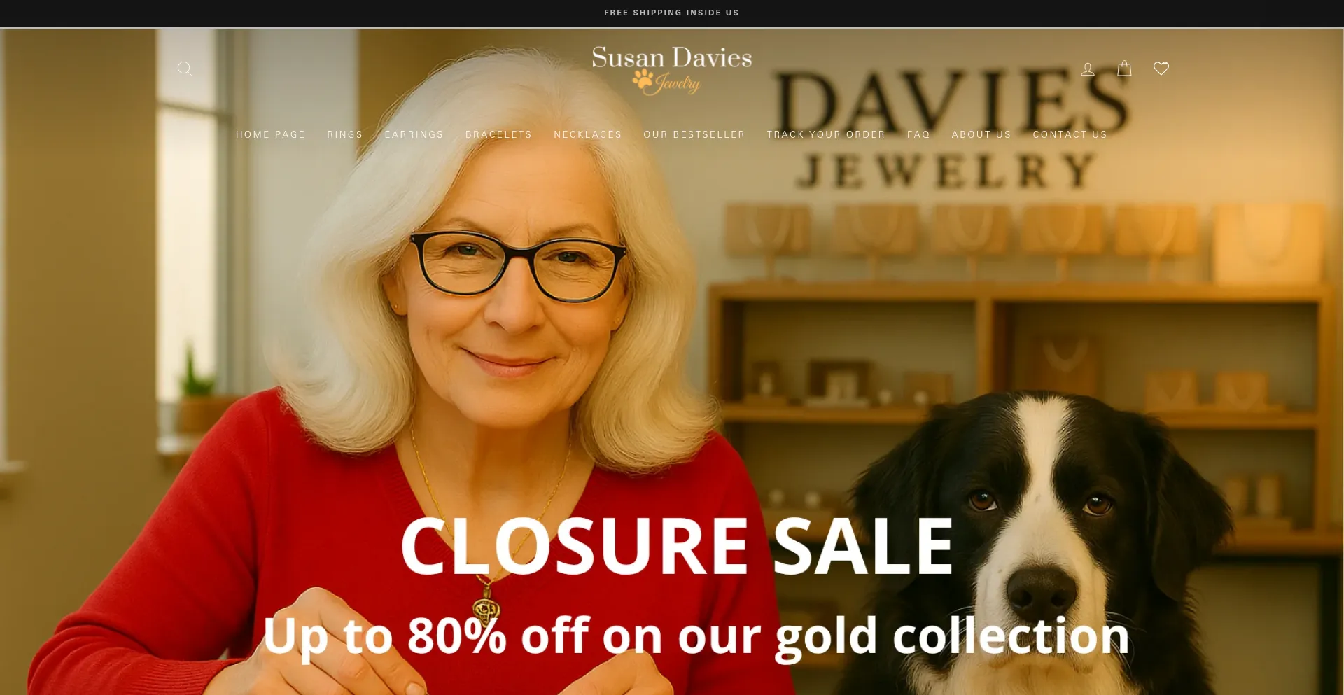 Website screenshot of Davies-jewelry.com